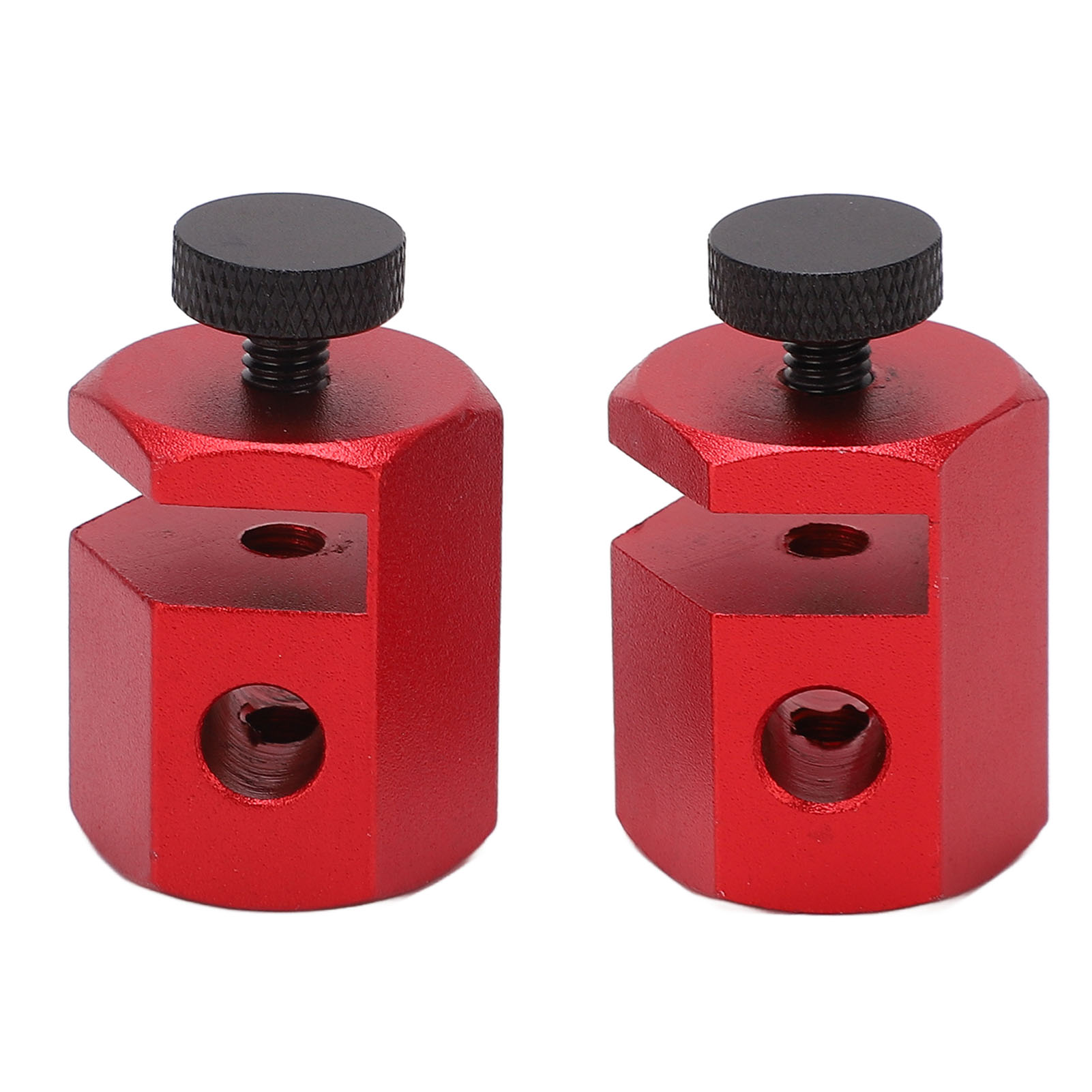 Treppenstopper Aus Rot Eloxierter Aluminiumlegierung, Hilfshalterungen Für Die Holzbearbeitung
