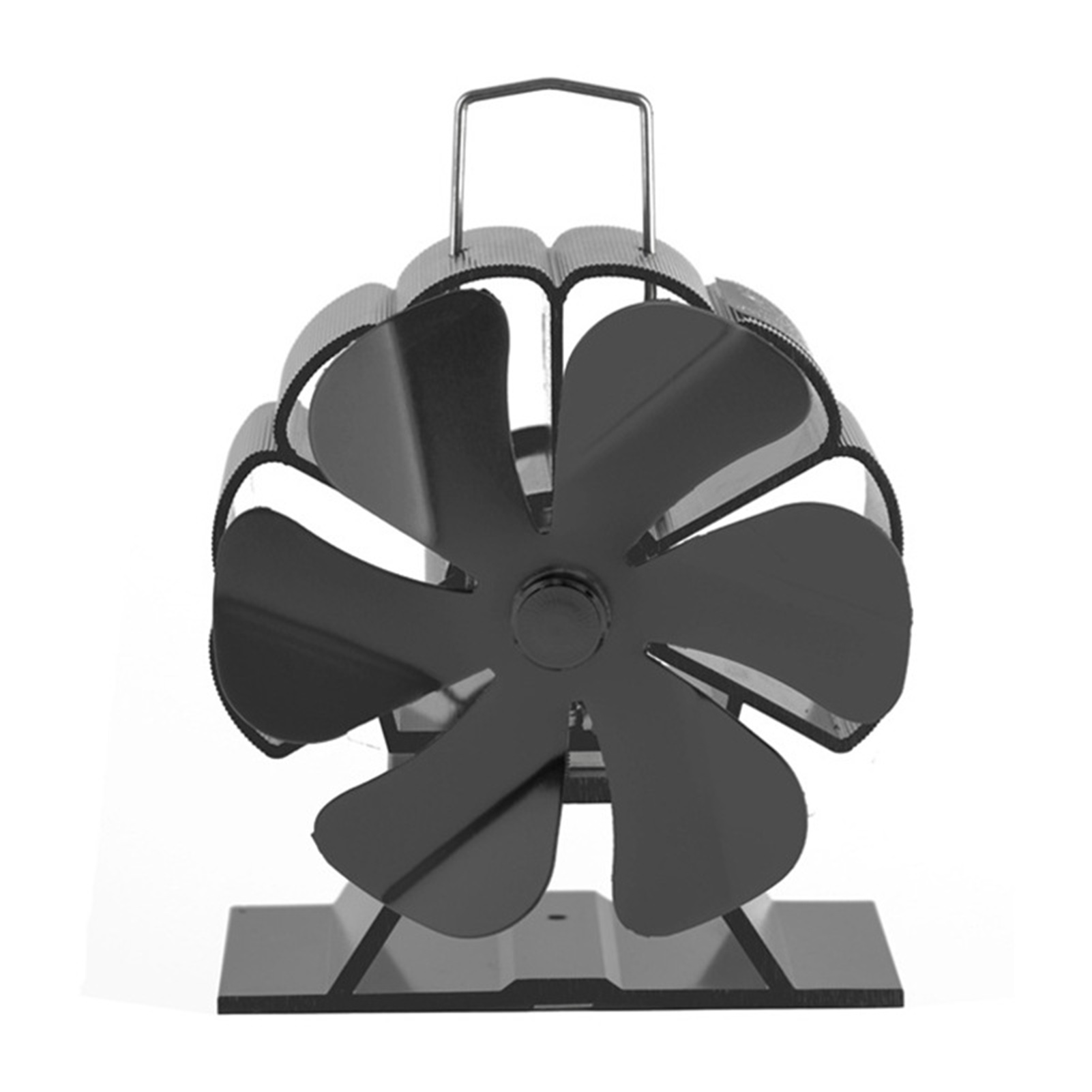 6-blatt-ofenlüfter Mit Leisem Betrieb, Erwärmt Die Luft Schnell, Nicht Elektrisch, Für Holz-/gas-/palettenöfen/innen-/außenbereich/camping