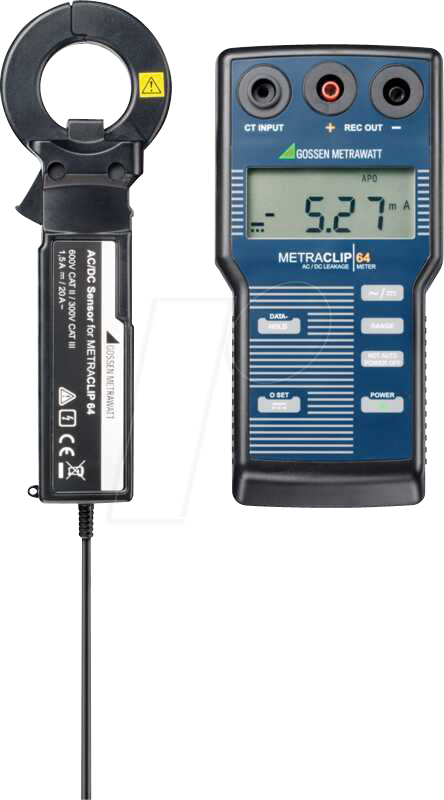 METRACLIP 64 - Stromzange METRACLIP 64, digital, AC/DC, bis 10 A