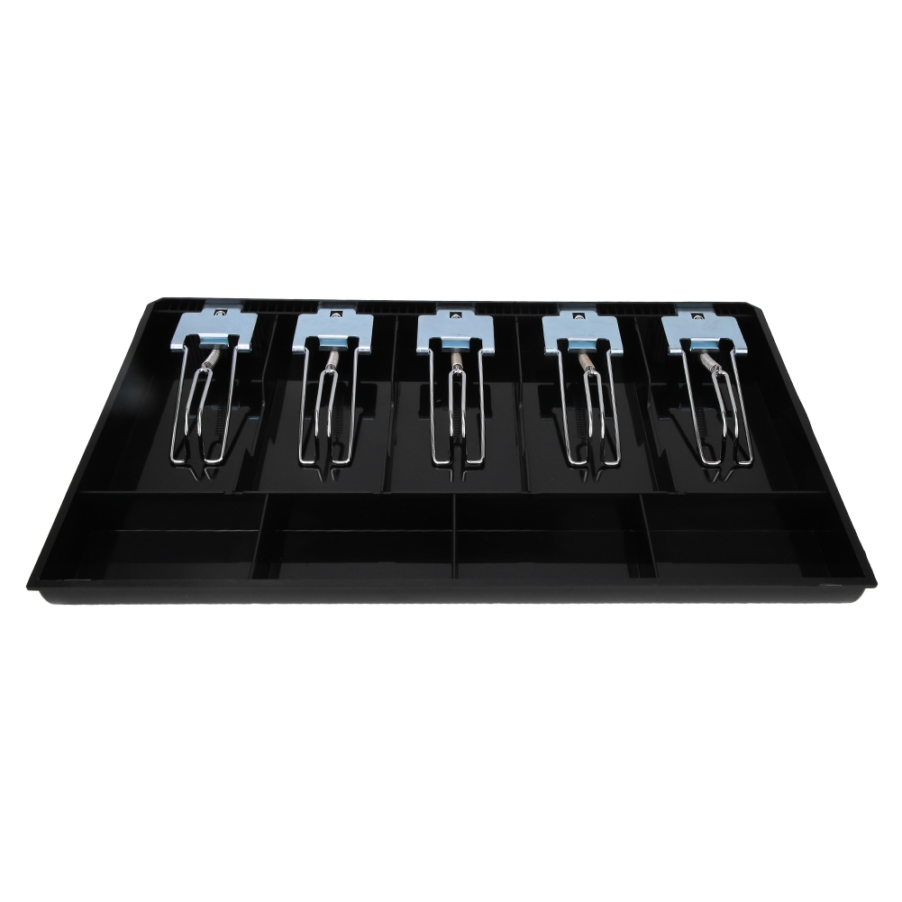 Ablage Aus Abs-material Mit Metallclip Für Kassenschublade, Ablage Für Geldscheine (schwarz)