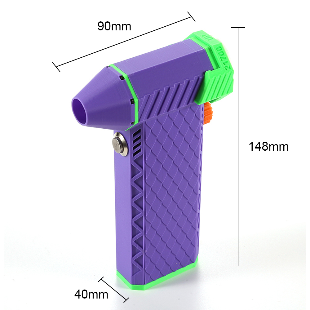 Kabelloser, Tragbarer Outdoor-ventilator Mit 110.000 U/min, Kompakter Hochleistungs-haartrockner, Tragbarer Turbo-ventilator Für Camping, Einstellbare Geschwindigkeiten, Bürstenloser Autostaubbläser