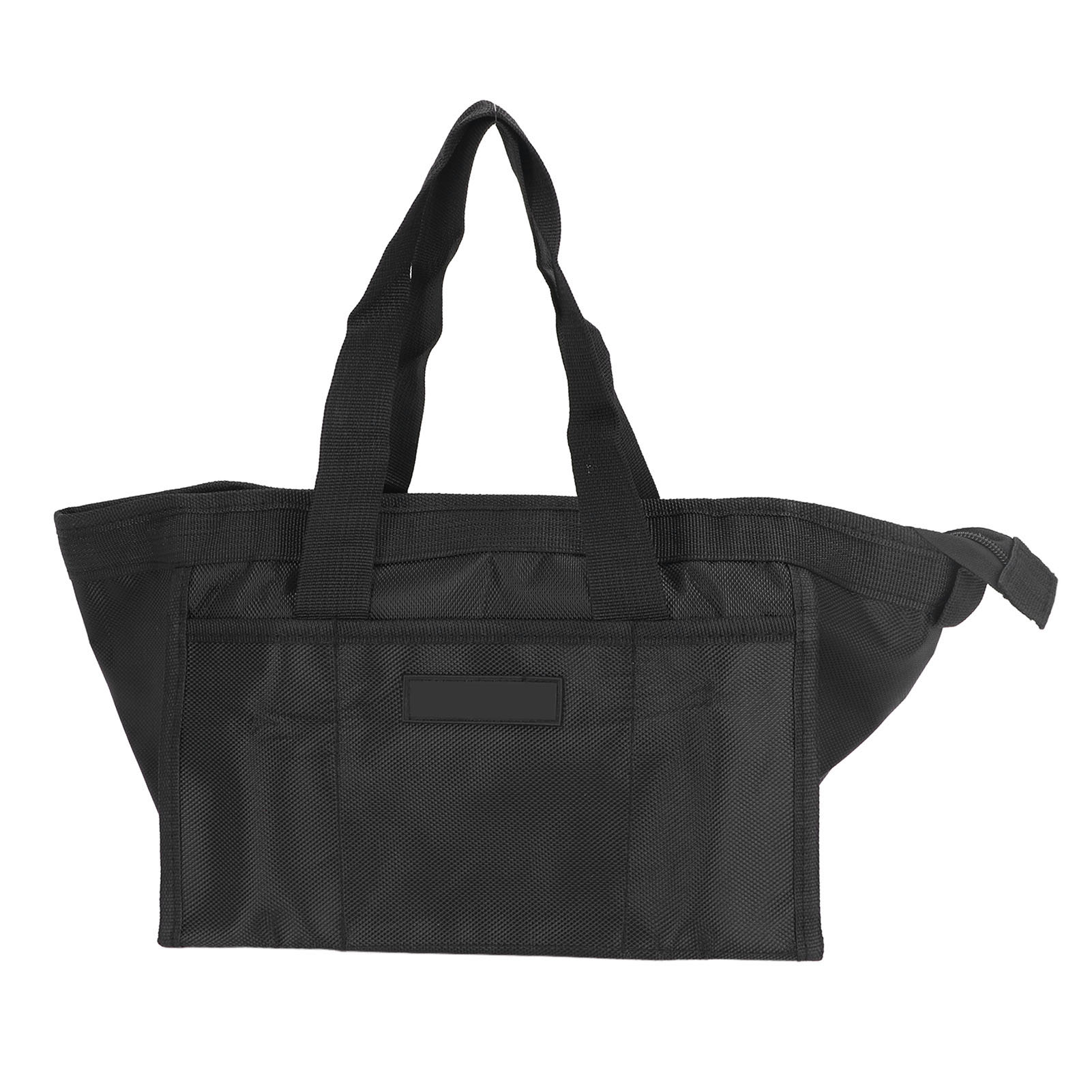 Große Schwarze Werkzeugtasche Aus Oxford-gewebe Mit Breiter Öffnung, Für Elektriker, 14 Zoll (33 X 20 X 23 Cm).