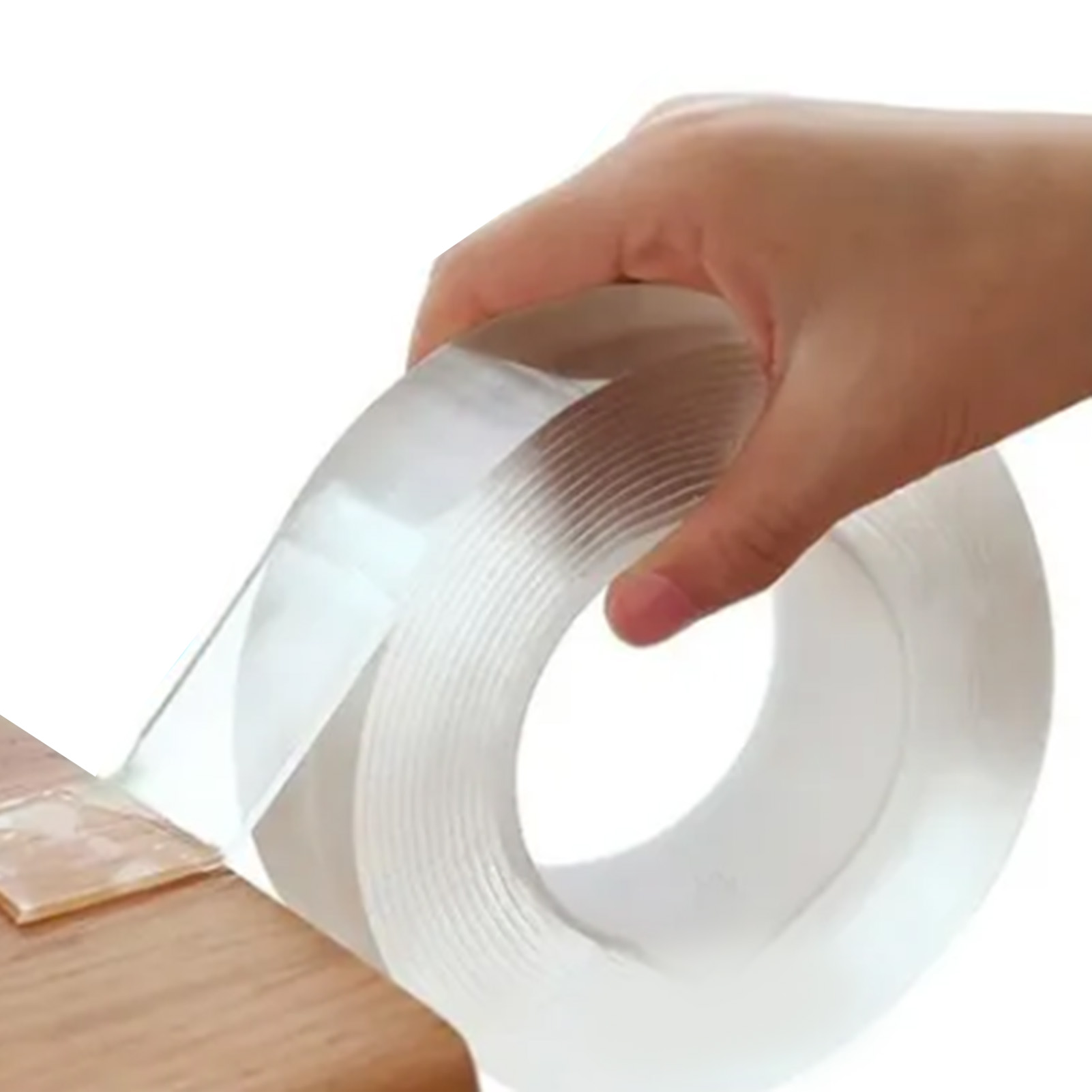 Packung Mit 3 Doppelseitigen, Transparenten Acrylklebebändern, Wasserfest, Abriebfest Und 30 Mm (nanometer) Dick.