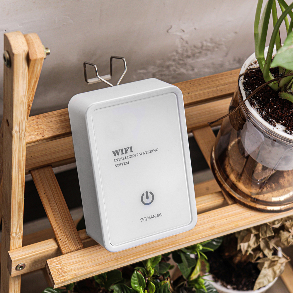 Tuya Wifi Automatisches Bewässerungssystem Mit Intelligentem Timer Und Fernsteuerung Per App Für Topfpflanzen In Garten, Terrasse Und Hof.