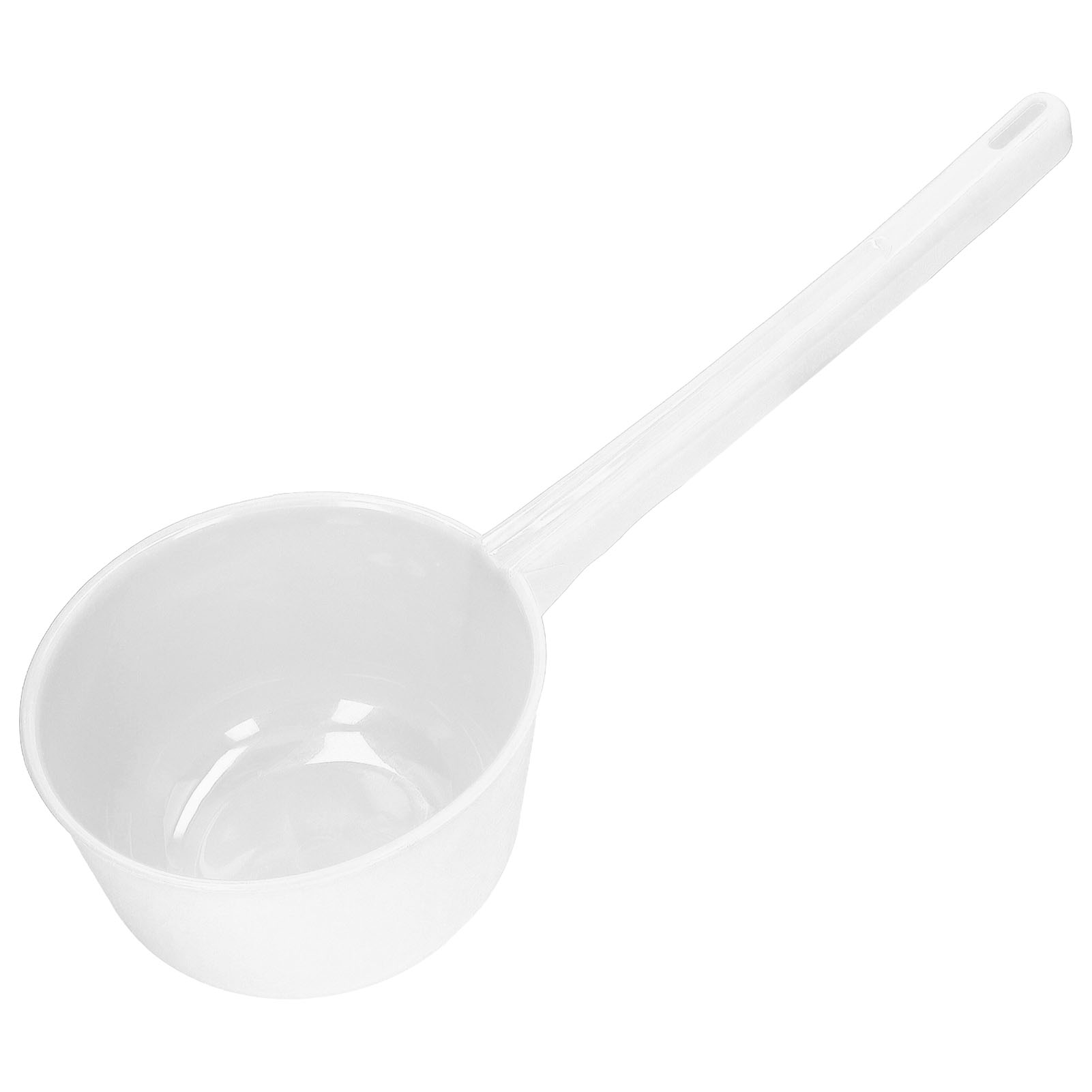 Dicke Kunststoff-wasserschöpfkelle, Großes Fassungsvermögen, Langer Griff, Ideal Für Garten, Badezimmer Und Küche (weiß).