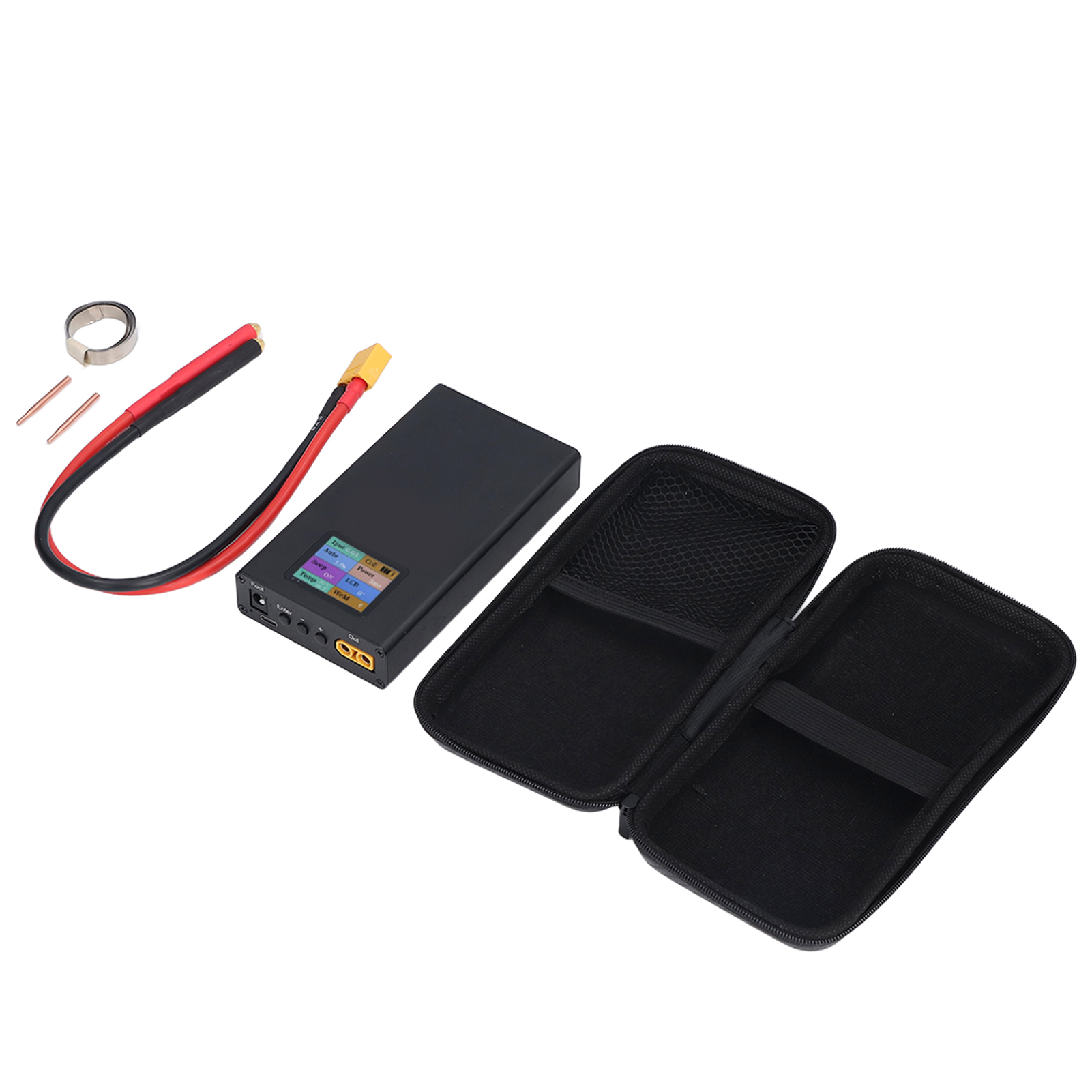 Tragbares Punktschweißgerät, Wiederaufladbar, Lcd-mini-diy-akku-punktschweißgerät 100240v Sqsw2 (eu-stecker)