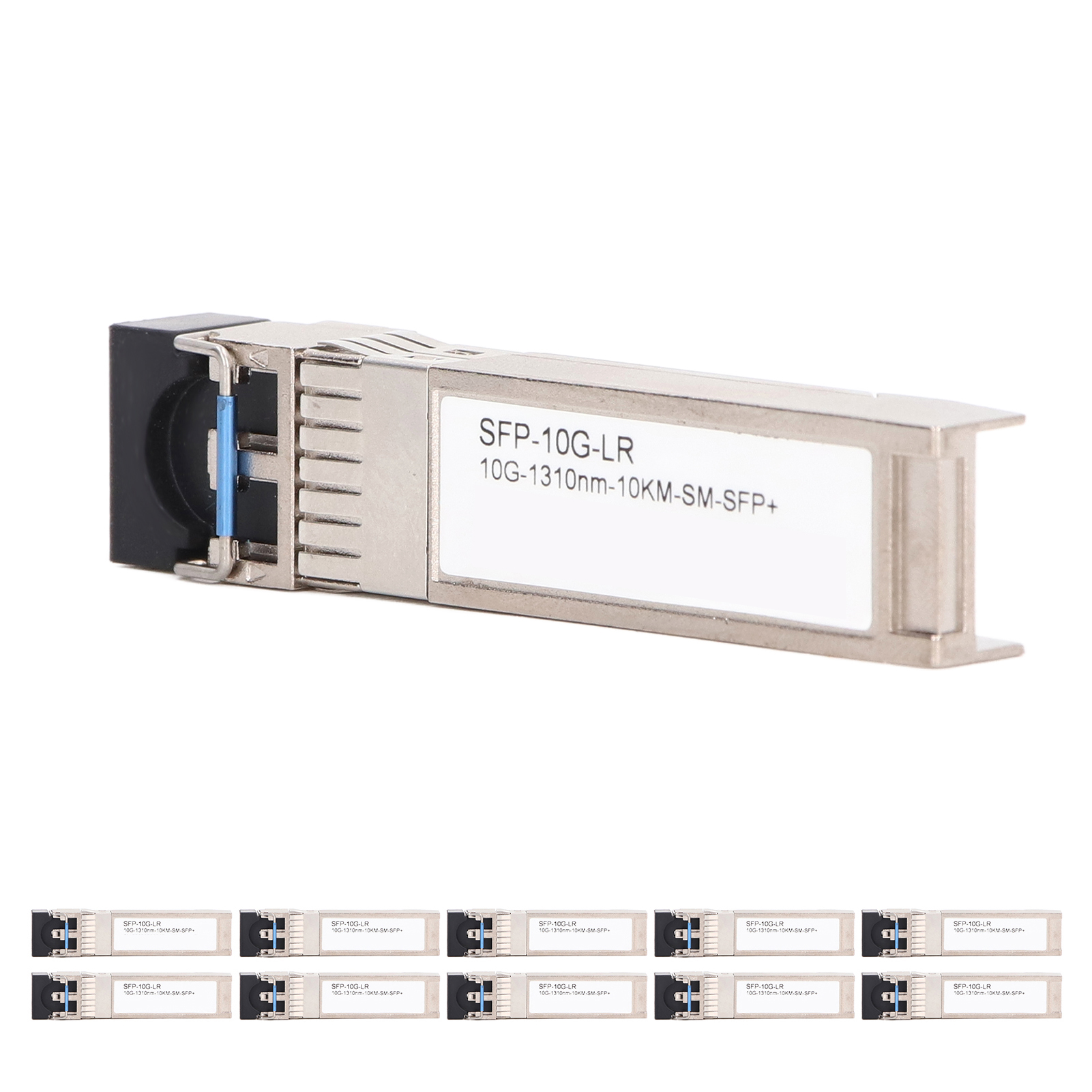 10 Stück 1000-mbit/s-gigabit-ethernet-optikmodul Rj45-fotoelektrisches Wandlermodul Sfp-ge-t