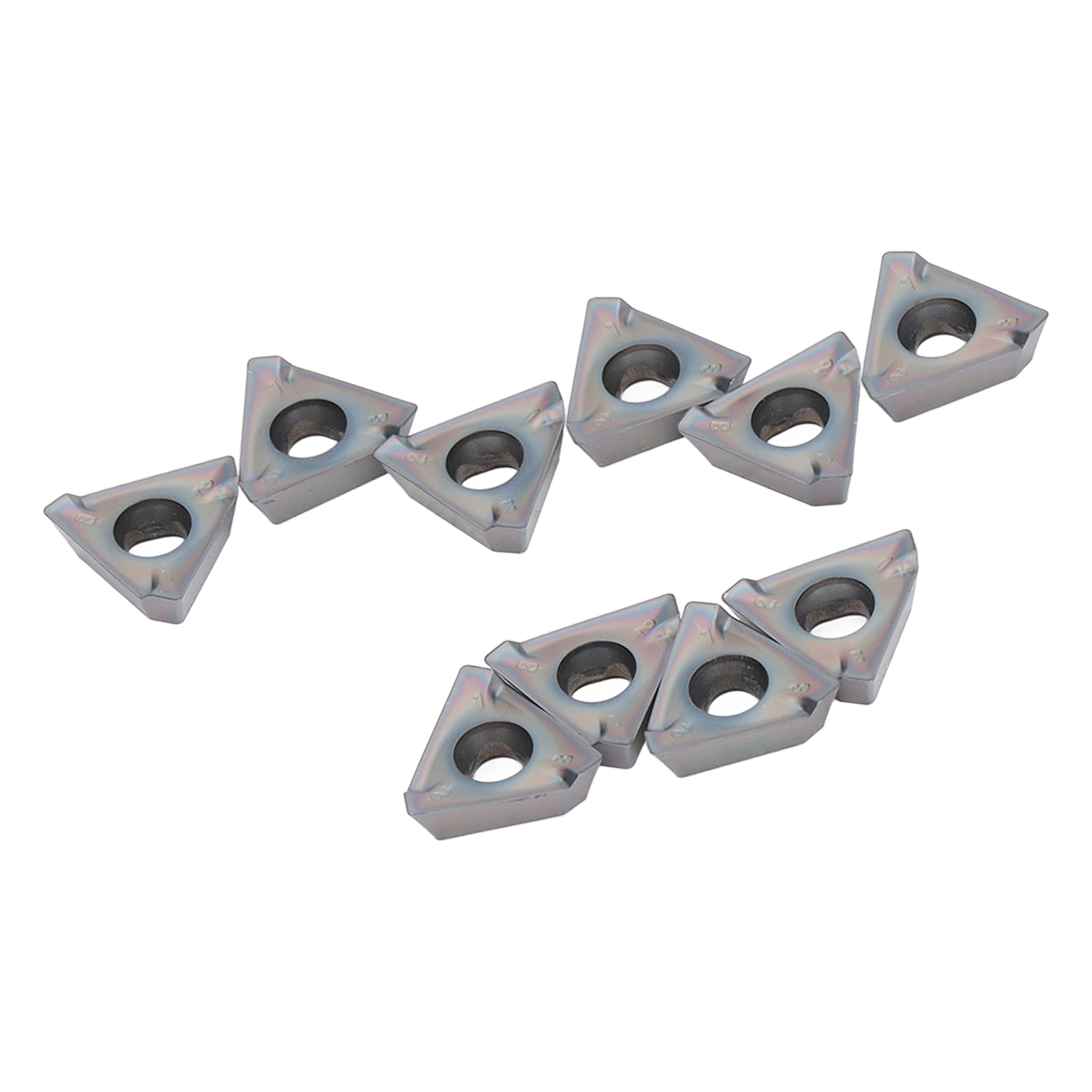 10 Stück Hartmetall-wendeschneidplatten, Verzinnt, Lange Lebensdauer, Hohe Schnittgeschwindigkeit, Cnc-dreh- Und Schlichtbearbeitungs-wendeschneidplatten, 3pkt190608r M