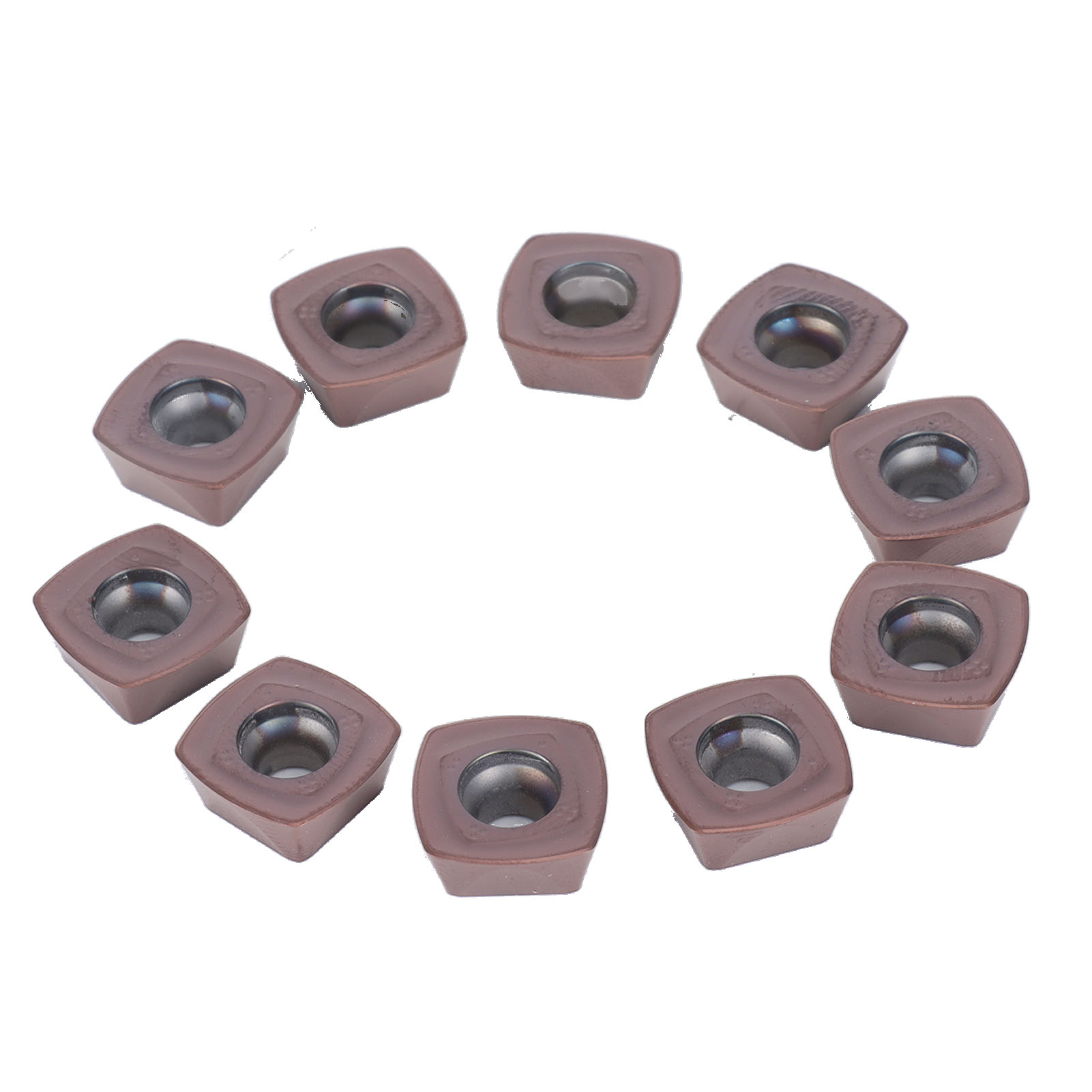 10 Stück Wendeschneidplatten Aus Hartmetall Für Cnc-drehmaschinen, Beschichtet, Sdmt120512