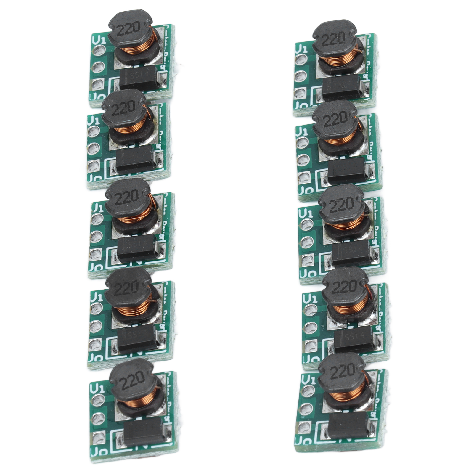 10 Stück Dc-dc-aufwärtswandler-module 1,5 V 1,8 V 2,5 V 3 V 3,3 V 3,7 V 4,2 V Auf 5 V Booster-platine T64