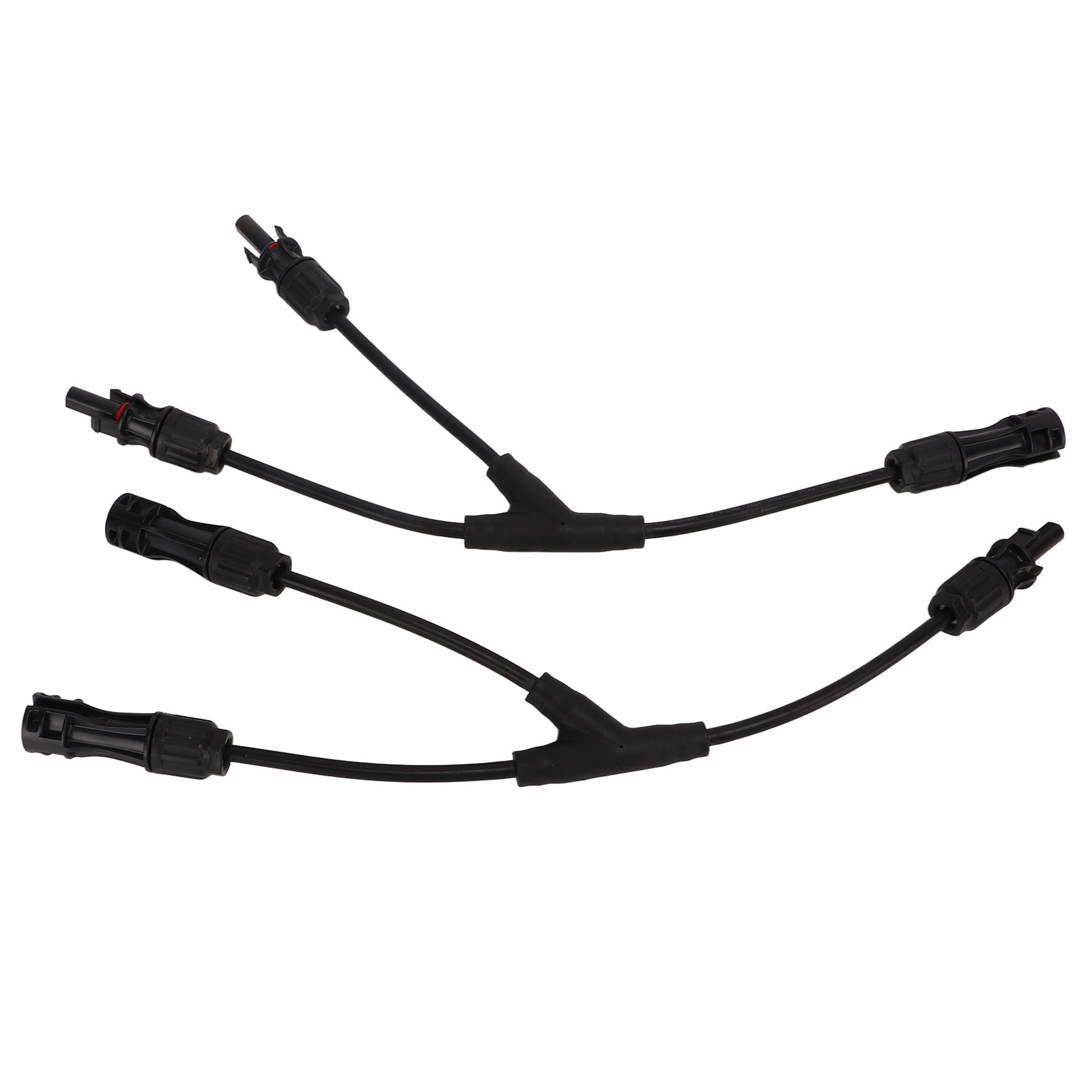 2 Stück Solar 2-zu-1-adapter Ip68 Wasserdicht, Flammhemmend, Pv-y-abzweig-parallelverbinder, Solarmodul-parallelkabel