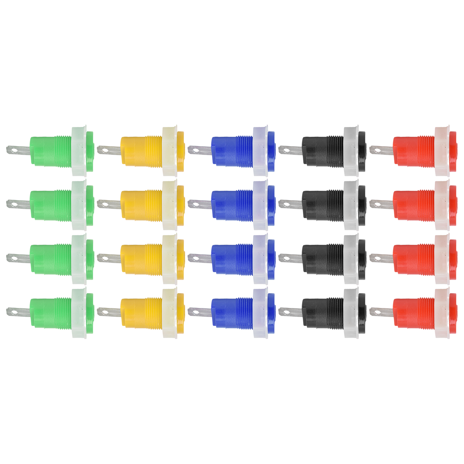 4er-set Bananenstecker-anschlussklemmenadapter, Sichere Schweißausführung, Erdungsanschluss 4 Mm 402 1 Kv 32 A
