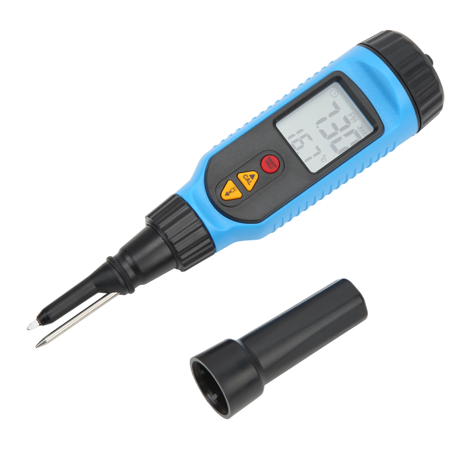 Ph-tester-stift Aus Abs, Hochpräzises, Tragbares Ph-messgerät Mit Lcd-anzeige Für Brot, Fleisch Und Obst