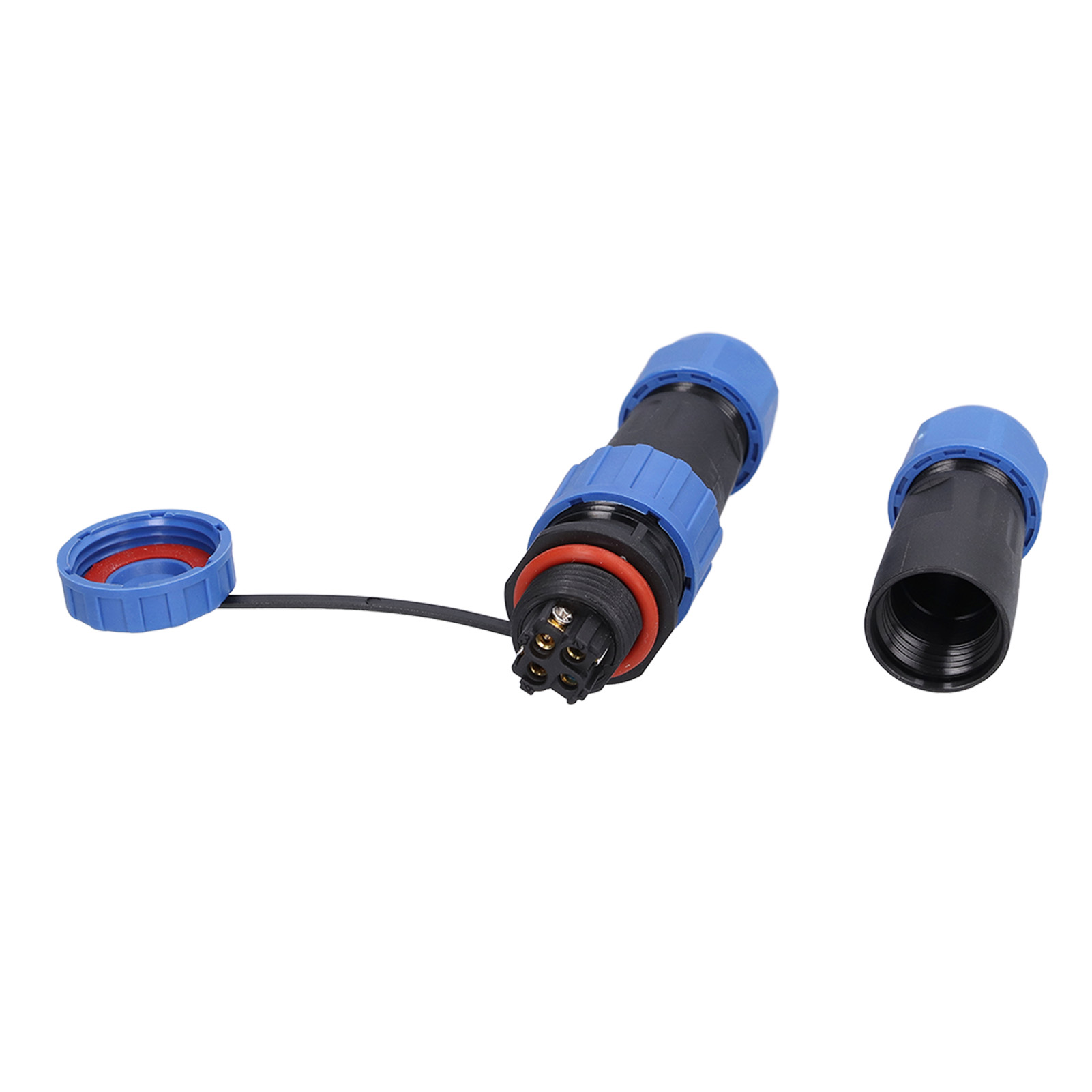 4-poliger Luftfahrtstecker Ip68 Wasserdicht, Stecker Und Buchse Für Die Automobil-elektroindustrie