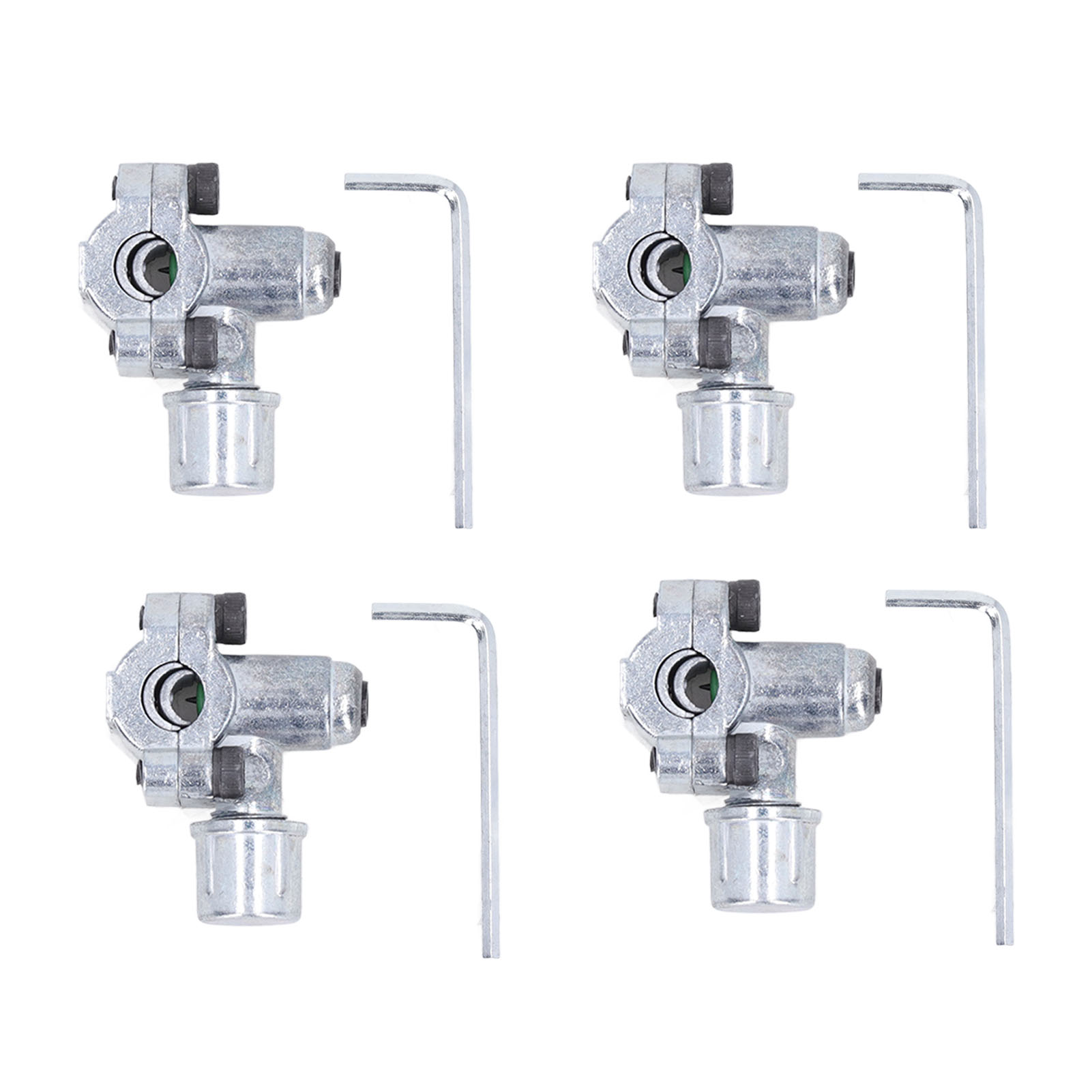 4er-set Anstechventile Aus Zinklegierung, 3-in-1-ventile Für 1/4-zoll-, 5/16-zoll- Und 3/8-zoll-rohre