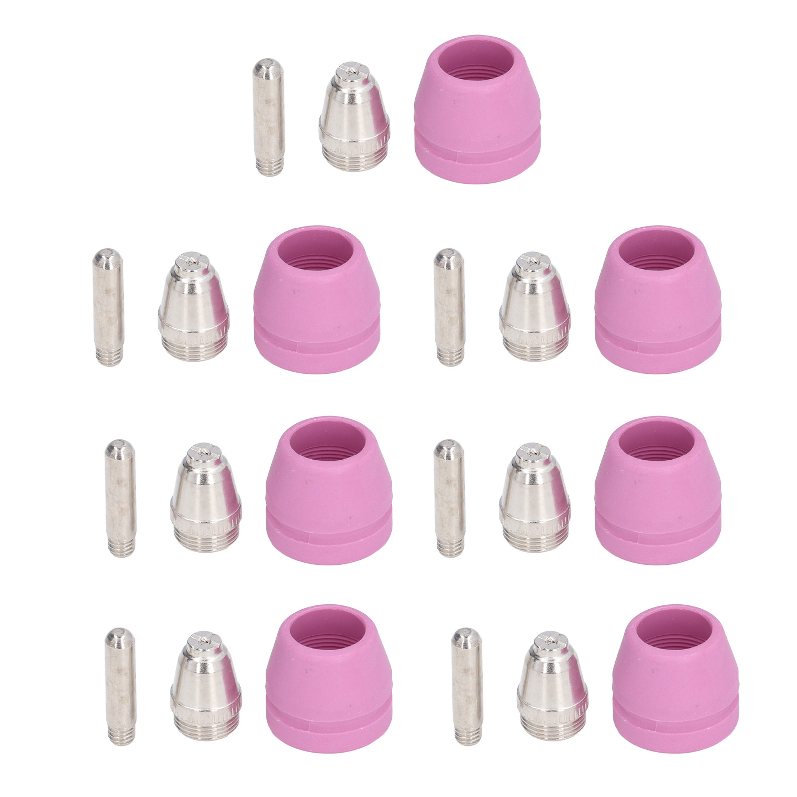 21-teiliges Set Plasma-schneidbrenner-verschleißteile, Elektroden-düsenbecher-set Für Sg‑55, Ag‑60, Wsd‑60