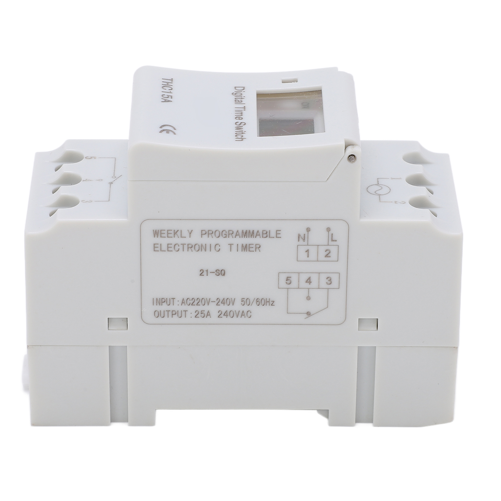 Thc15a Elektronischer Zeitschalter Mit Lcd-anzeige, Programmierbarer Digitaler Timer Für Straßenlaternen