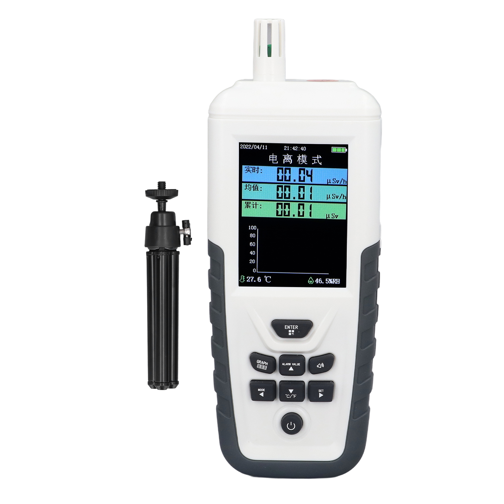 Nuklearstrahlungsdetektor Beta-gamma-röntgen-tester Dosimetermonitor Marmormesser Tc 8500