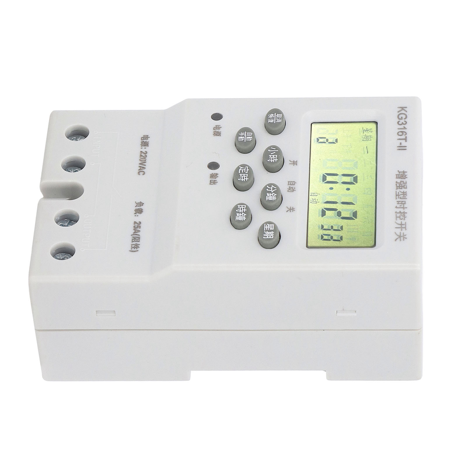Zeitschaltuhr, Programmierbarer Timer Mit Digitalanzeige, Ac220v Für Maschinen