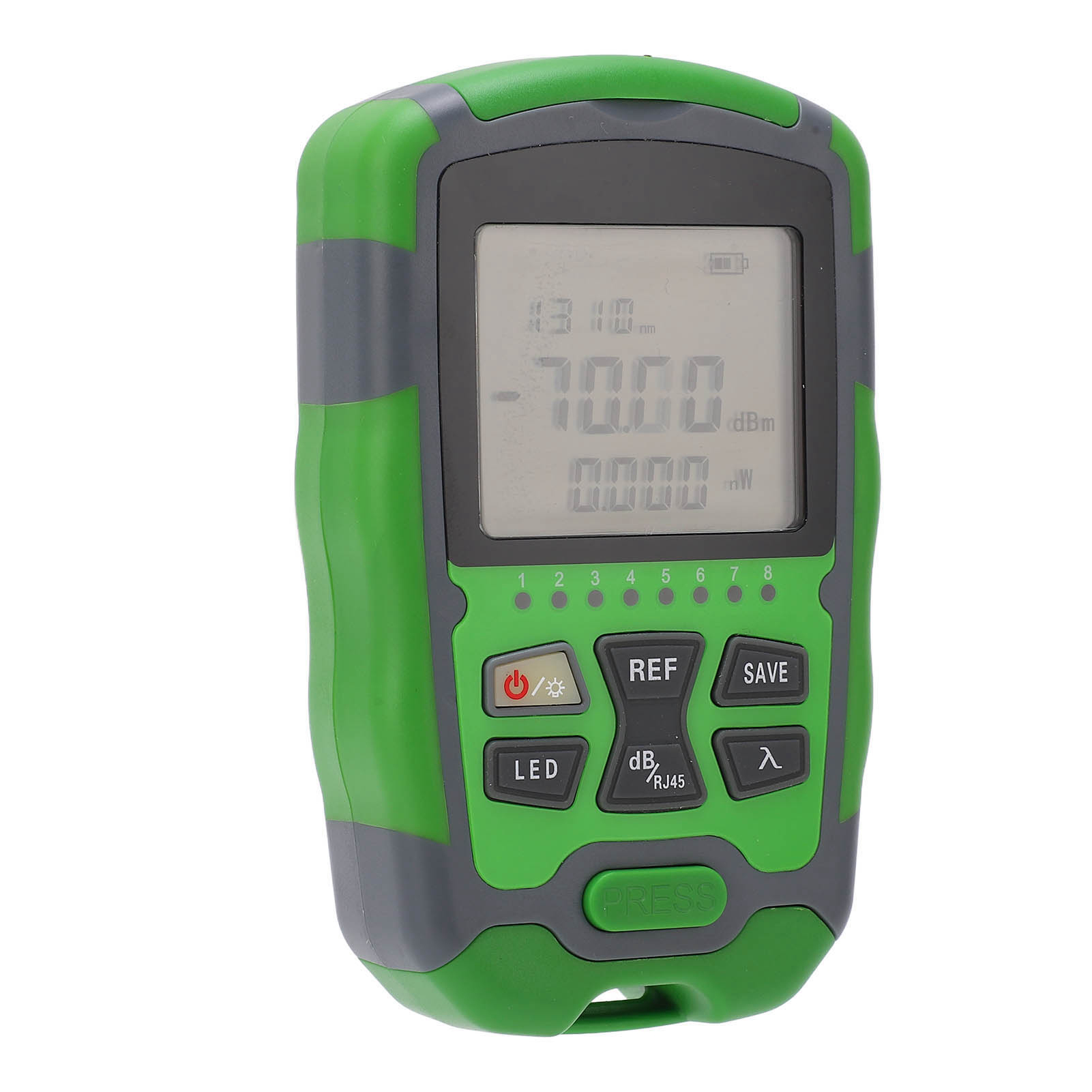 Optisches Faser-leistungsmessgerät -70 Bis +10 Dbm Digitalanzeige Optisches Kabeltestgerät