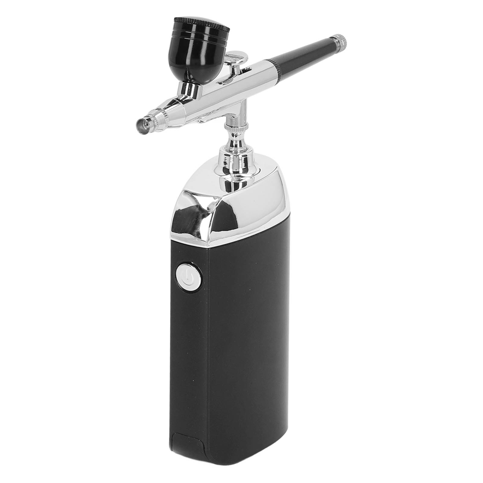 Kabelloses Airbrush-set Mit Usb-ladefunktion, Tragbar, Mini-sprühfarbe, Handlich, Für Tortendekoration Und Maniküre, Schwarz