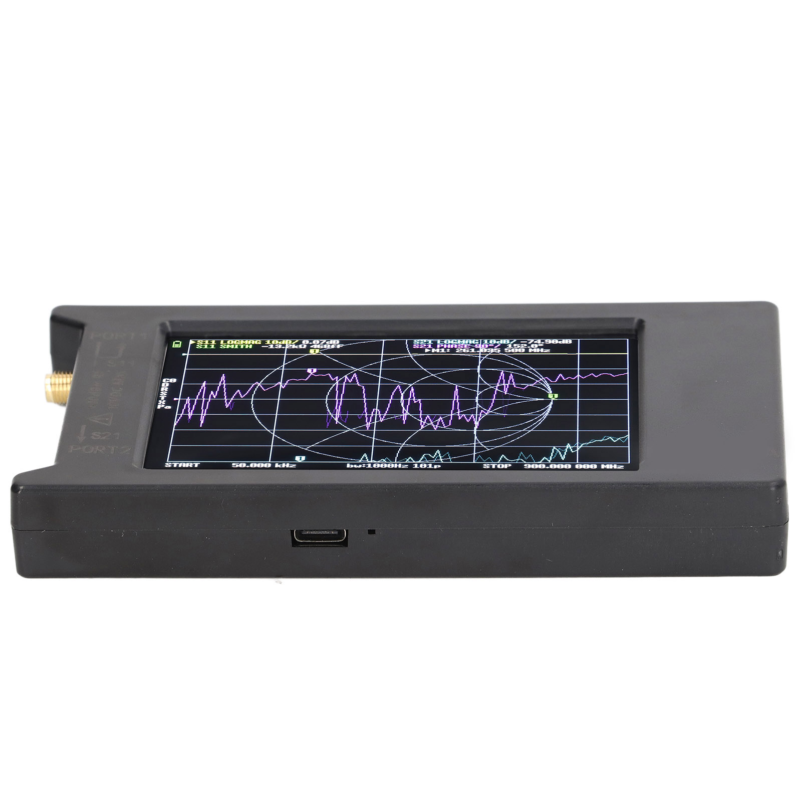 Vektornetzwerkanalysator 50 Khz–1,5 Ghz 4-zoll-hf-vhf-uhf-antennenprüf- Und Messwerkzeug