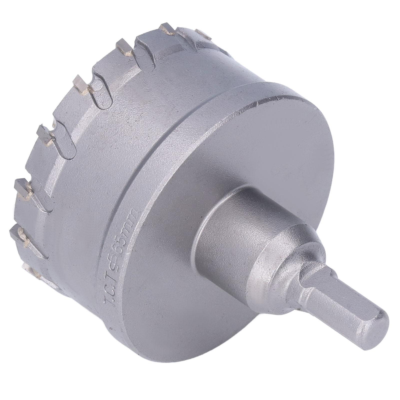 Hartmetall-lochsägen-set C45 Mit Zentrierbohrer Für Stahl, Metall, Aluminium Und Holz (65 Mm)
