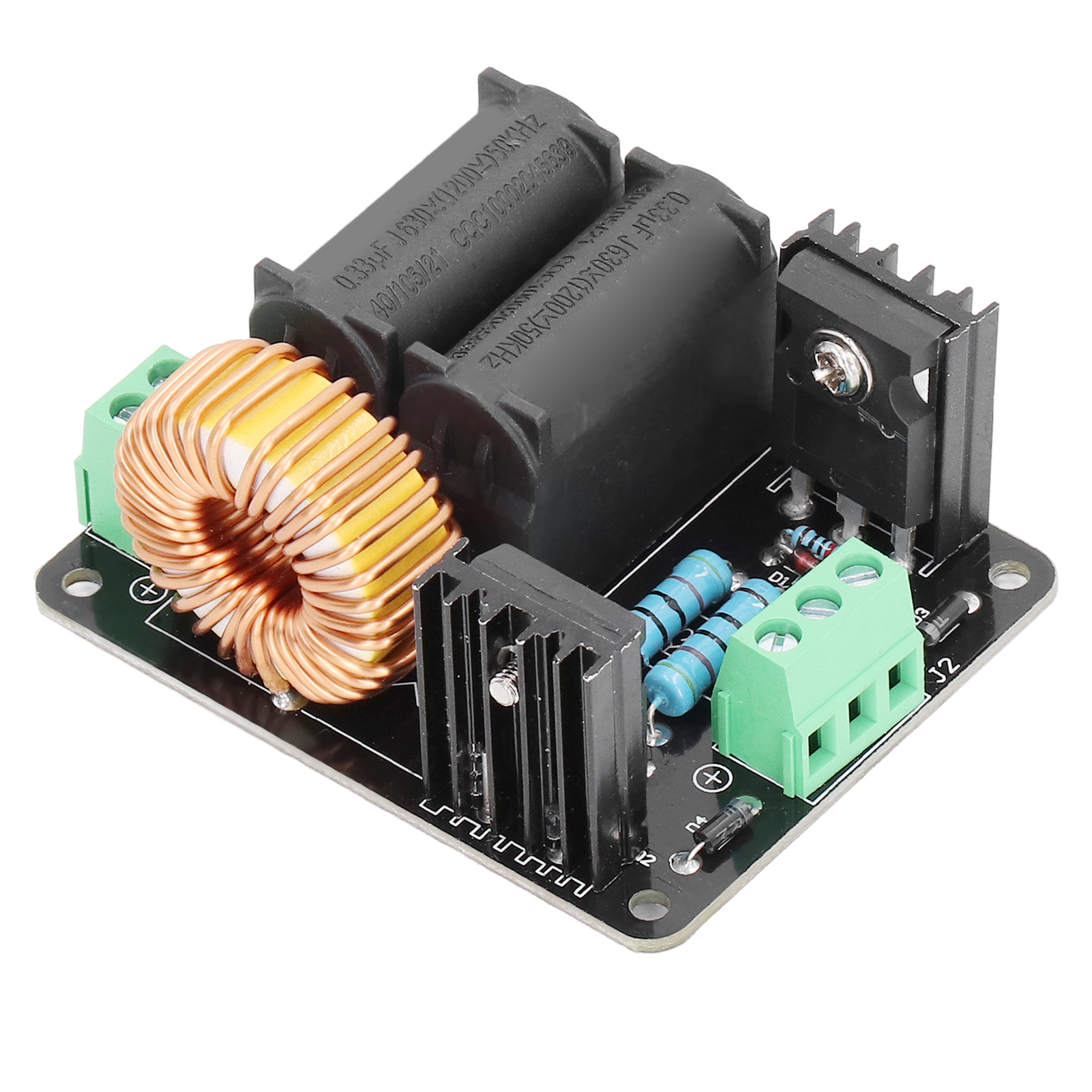 Netzteilmodul Zvs Niederspannungs-induktionsheizung Hochspannungsausgang Dc 12–24 V Eingang