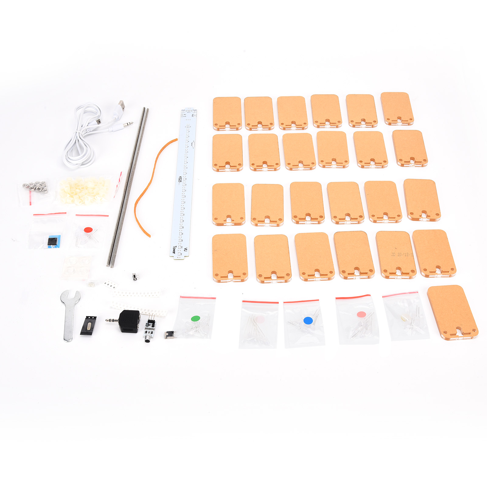 Musik-audiospektrum, Led-anzeige, Präzise Kristallklangregelung, Pegelanzeige (vu-meter), 25 W, Ks25