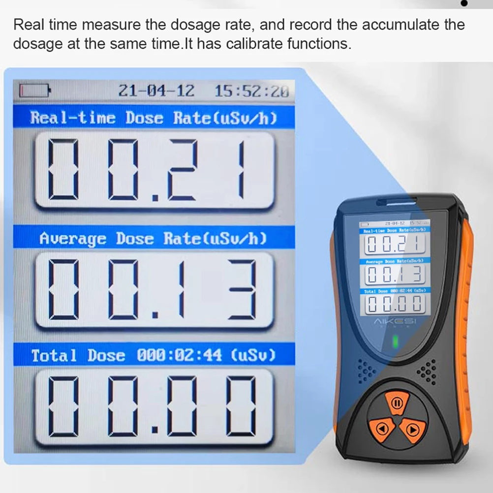 X Γ Strahlungsdetektor-dosimeter Hfs‐10 Monitor Nuklearstrahlungsdetektionsinstrument Tester