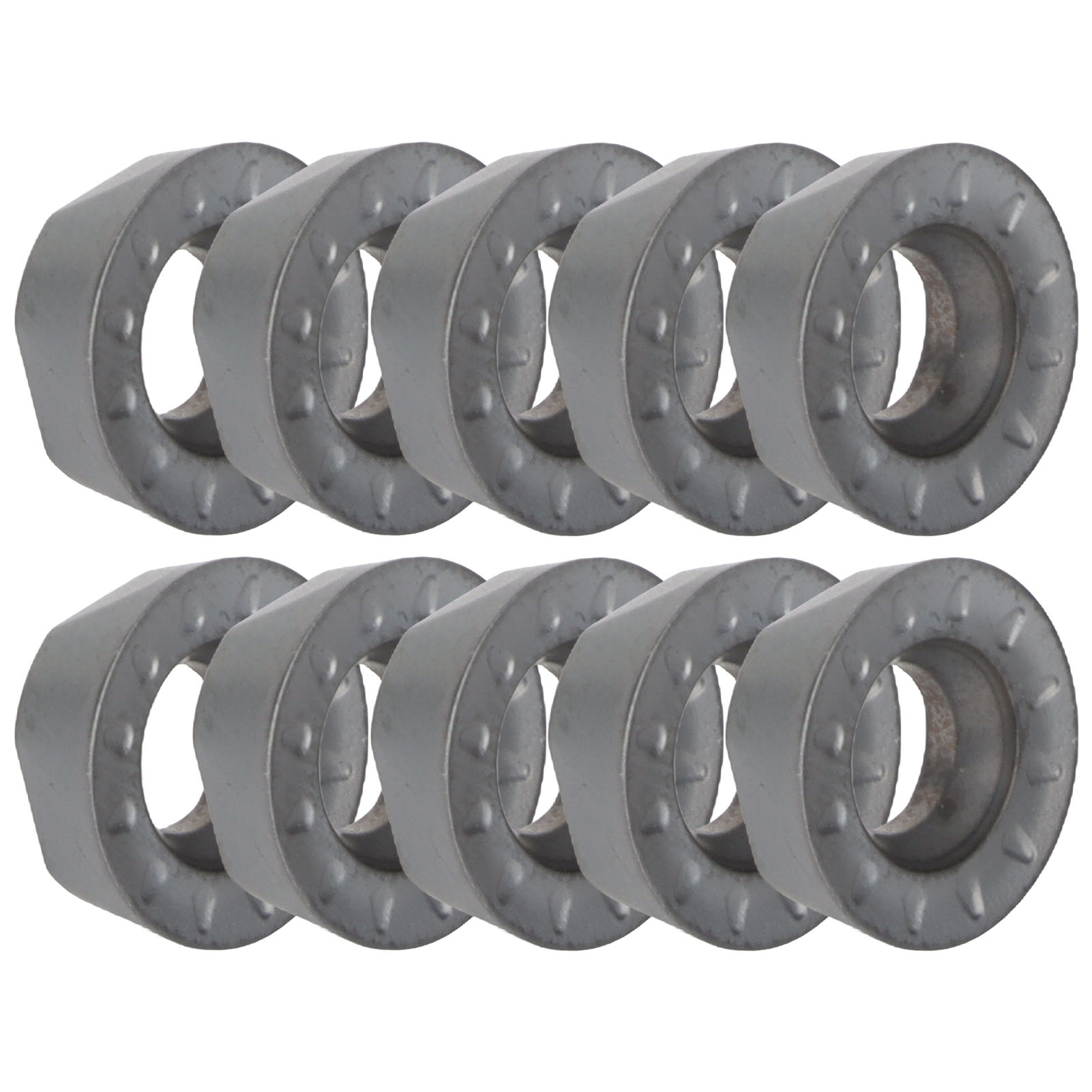 10-teiliges Set Aus Wendeschneidplatten Aus Hartmetall Mit Runder Schneide Für Drehmaschinen, Fräsmaschinen Und Cnc-schneidwerkzeuge (rpmt08t2moe-js)