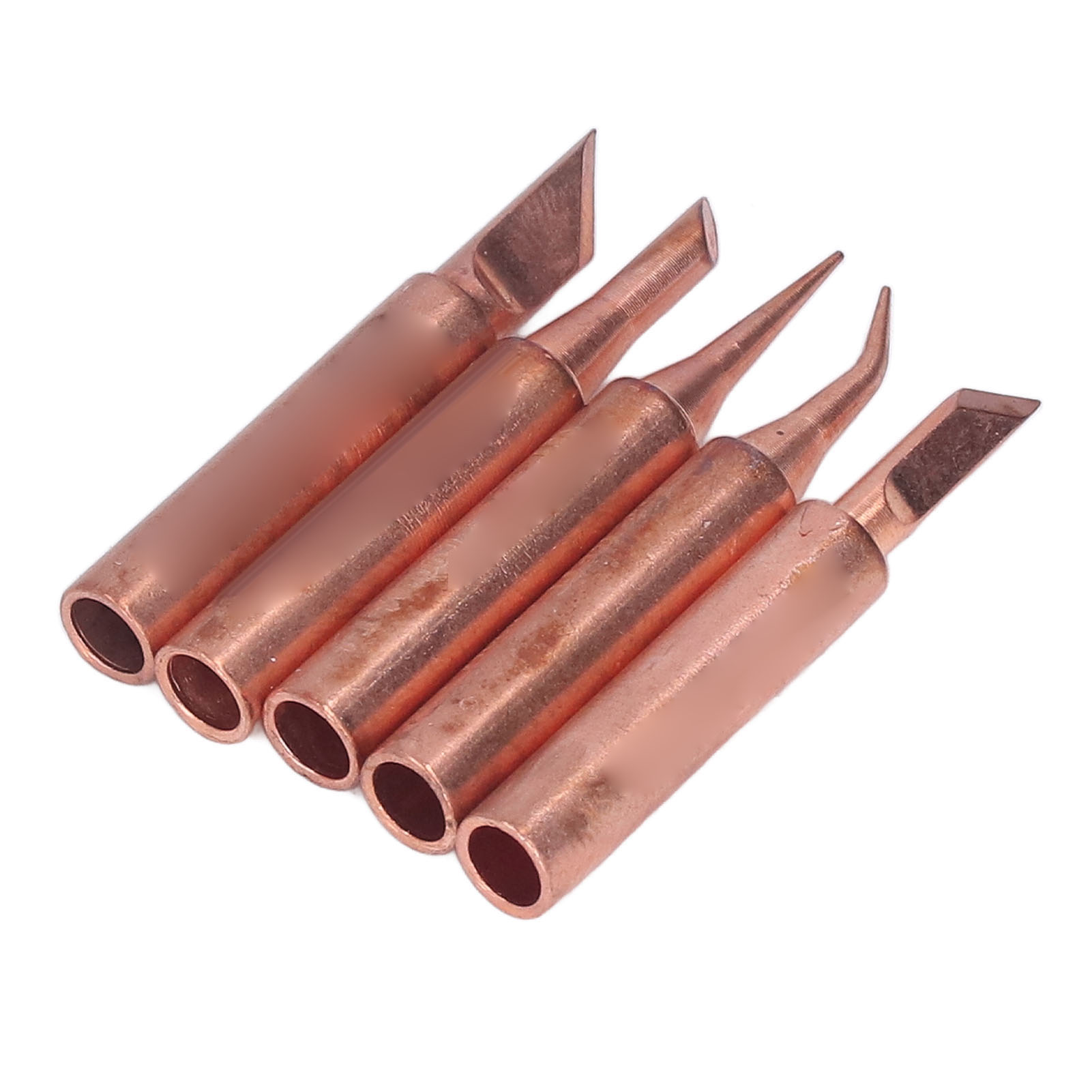 5-teiliges Lötspitzen-set Mit Lötspitzen Und Schweißköpfen Aus Kupfer, Zubehörset C‑900m‑t