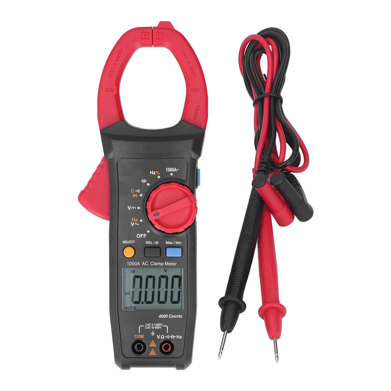 Digitales Zangenmultimeter Für Wechsel- Und Gleichstrom, Widerstandsmessgerät, Reparatur- Und Reparaturgerät, Digitaler Elektrischer Tester