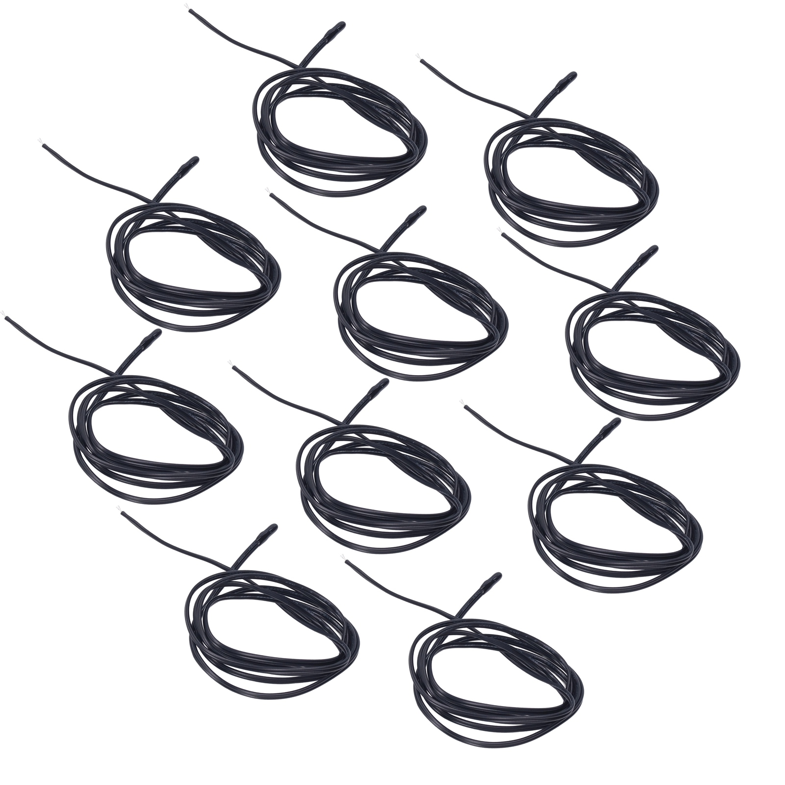 10 Stück Ntc-thermistor-sensor, Pvc-epoxidharz, Ntc-temperaturfühler Für Haushaltsgeräte, Hohe Genauigkeit 1 M20 K, B3950