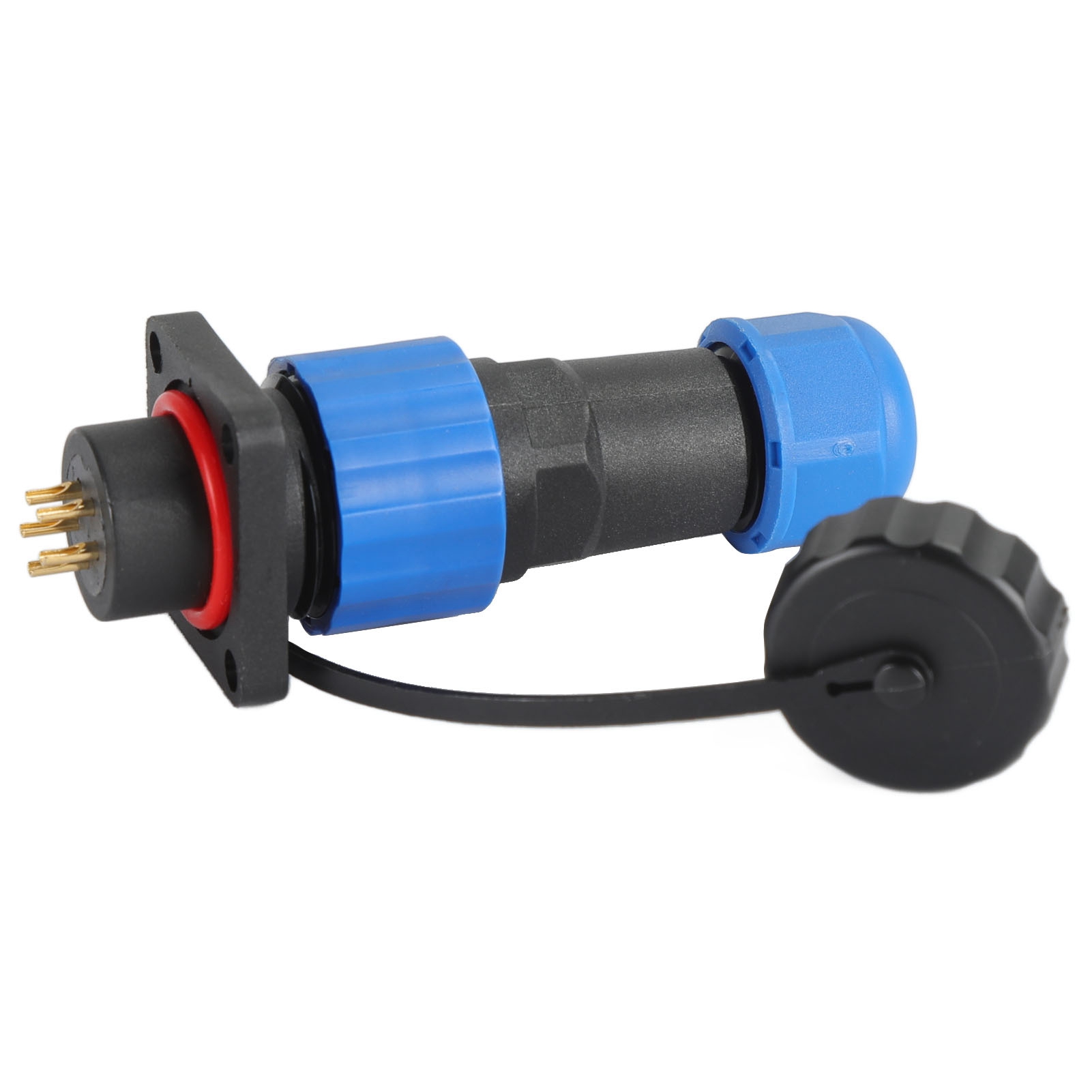 Ip68 Wasserdichter Stecker, Quadratischer Luftfahrt-stromanschluss, Industrie-terminaladapter Sp165 Pin (250v 5a)