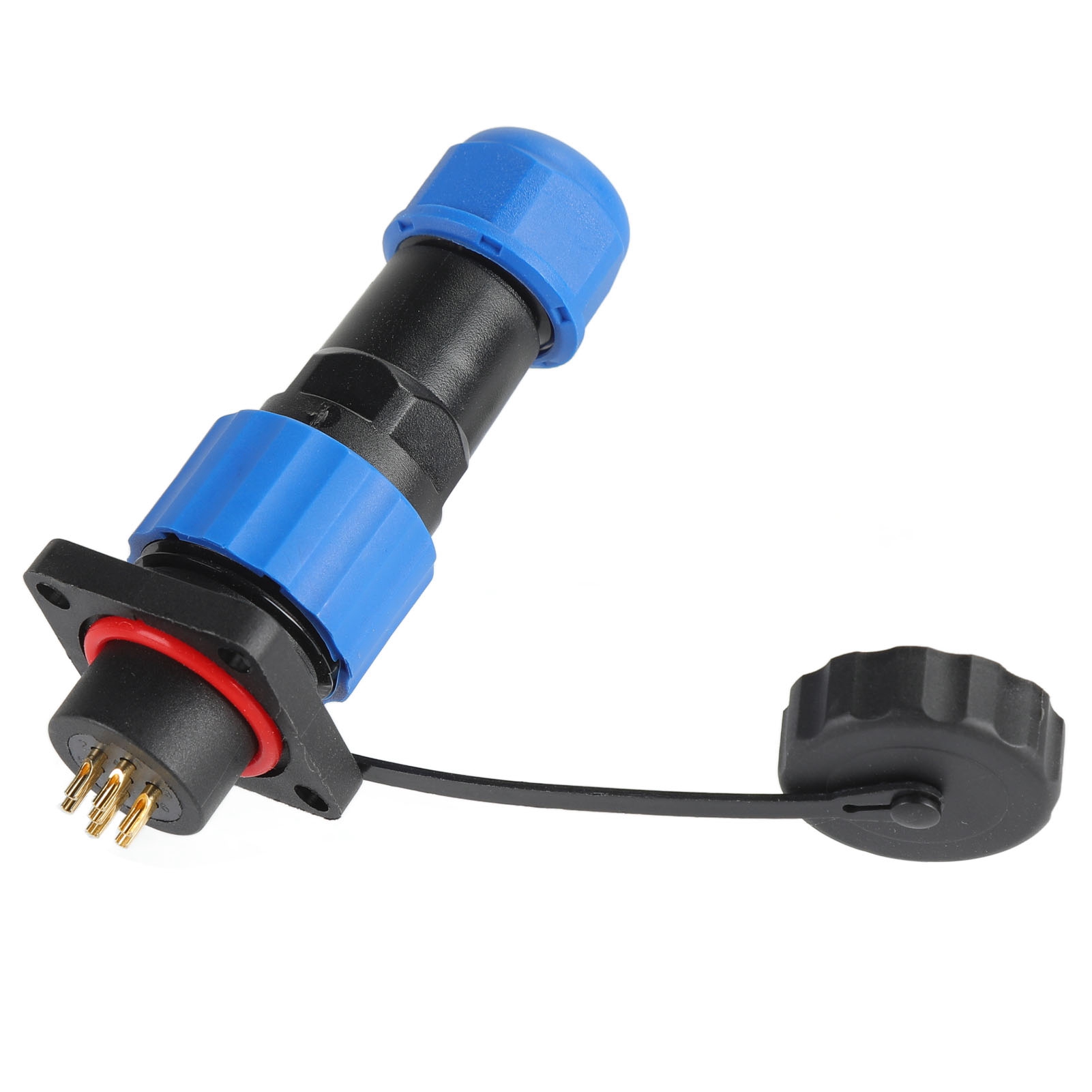 Ip68 Wasserdichter Stecker, Quadratischer Luftfahrt-stromanschluss, Industrie-terminaladapter Sp167 Pin (250v 5a)