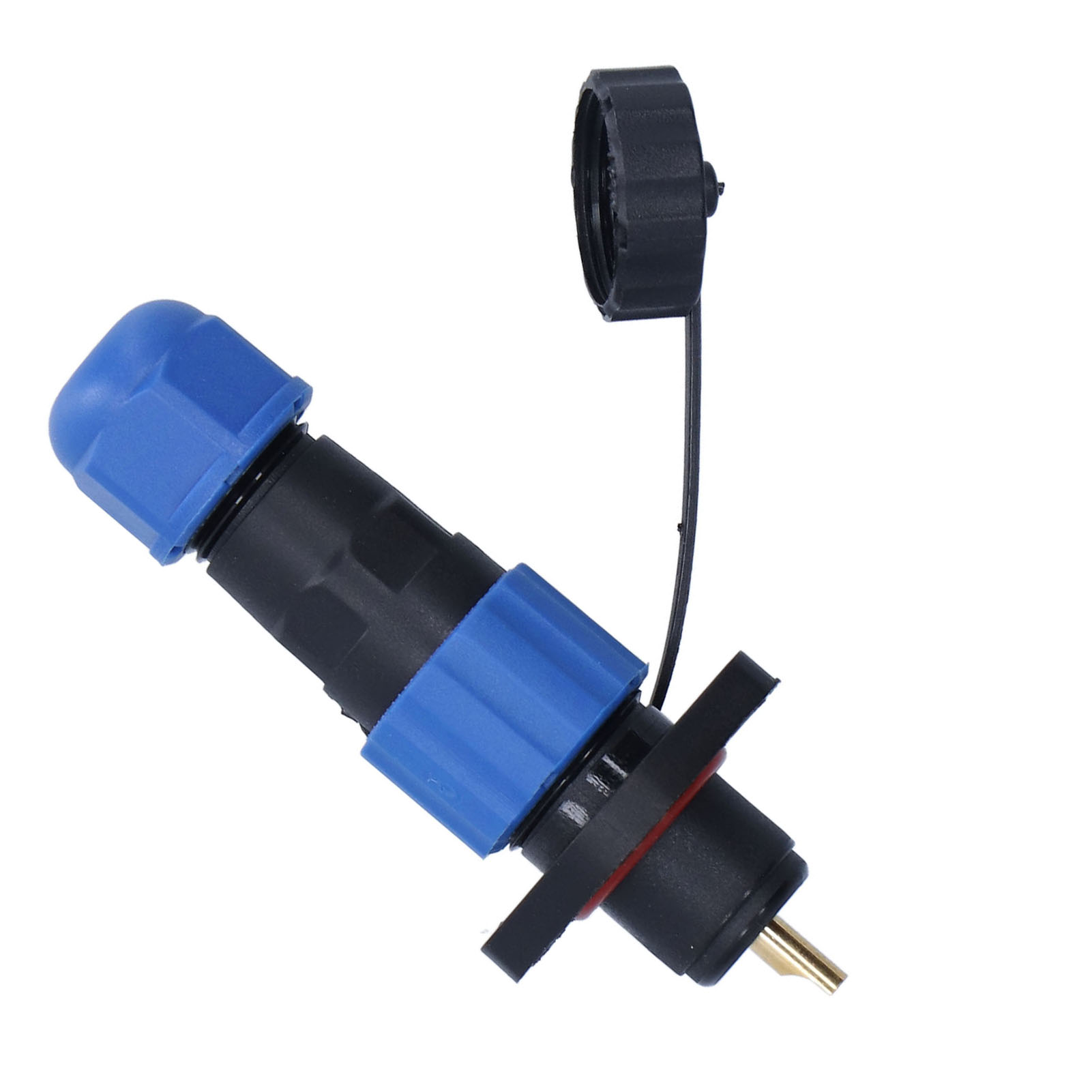 Ip68 Wasserdichter Stecker/buchse, Flanschmontage, Industrie- Und Luftfahrt-stromanschluss, Sp131-polig (380 V, 25 A)
