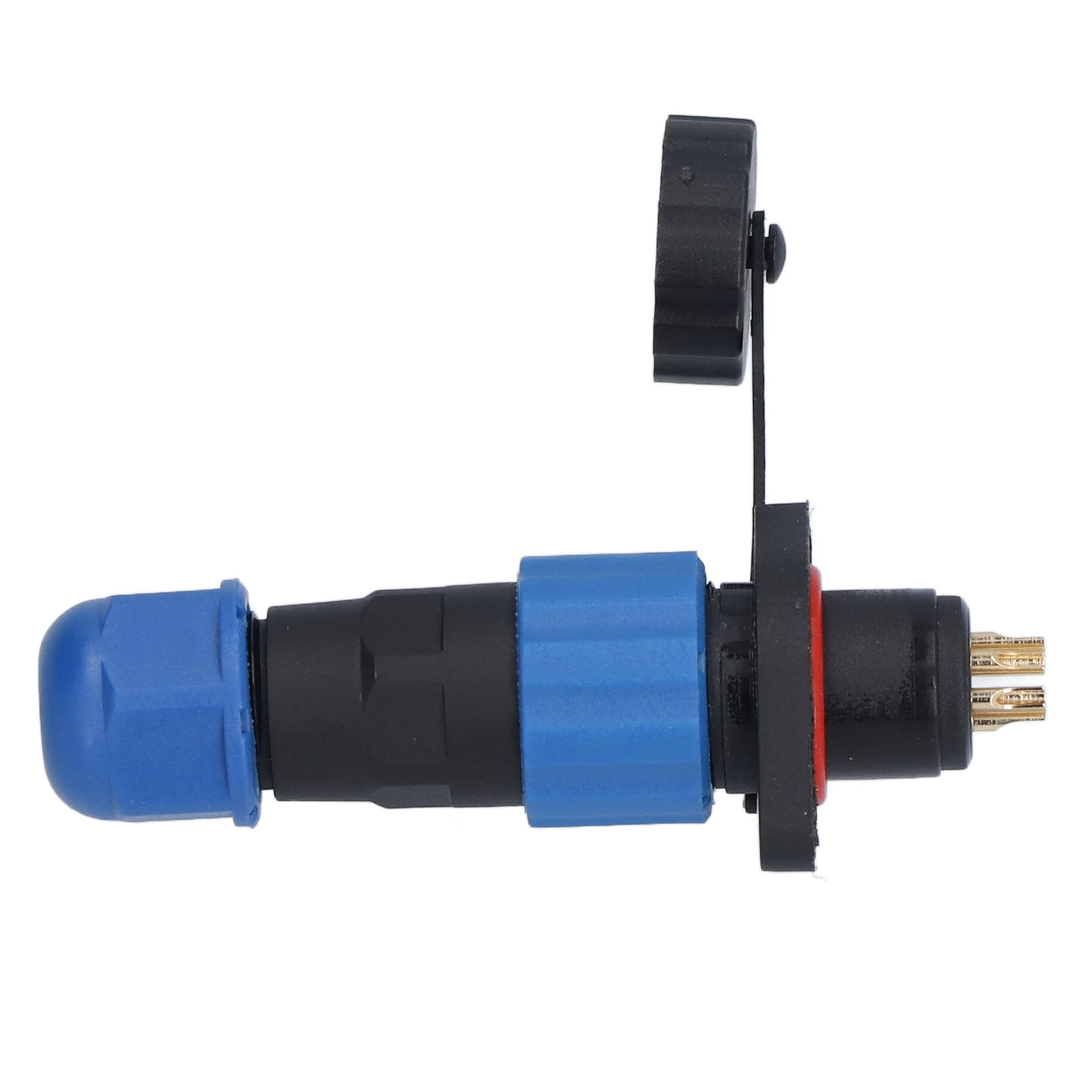 Ip68 Wasserdichter Stecker/buchse, Flanschmontage, Industrie- Und Luftfahrt-stromanschluss, Sp136-polig (250 V, 5 A)