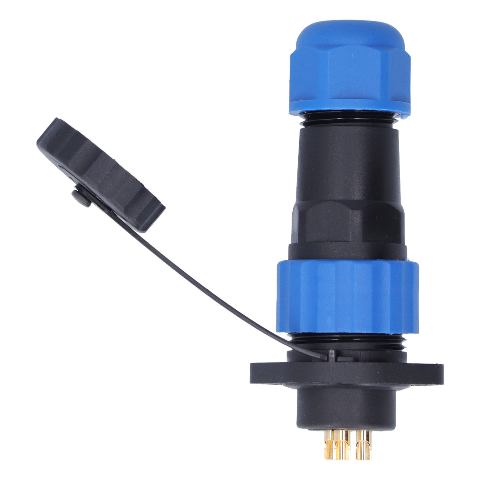 Ip68 Wasserdichter Steckerflansch Für Luftfahrt-stromanschlüsse, Industrieadapter Ac380v Sp203 Pin (380v 25a)