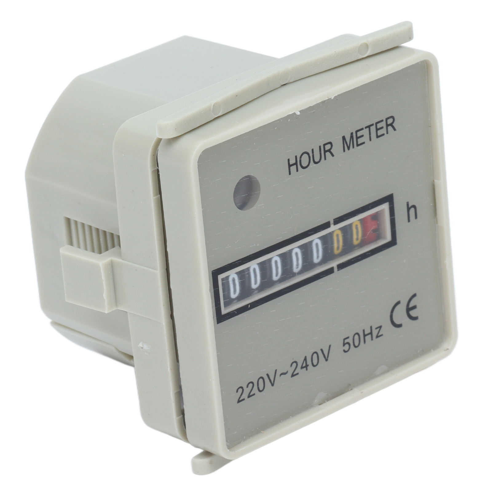 Mechanischer Betriebsstundenzähler Mit Anzeige, Industrieuhr Hm‑2/uwz48, 220‑240v, 0,3w