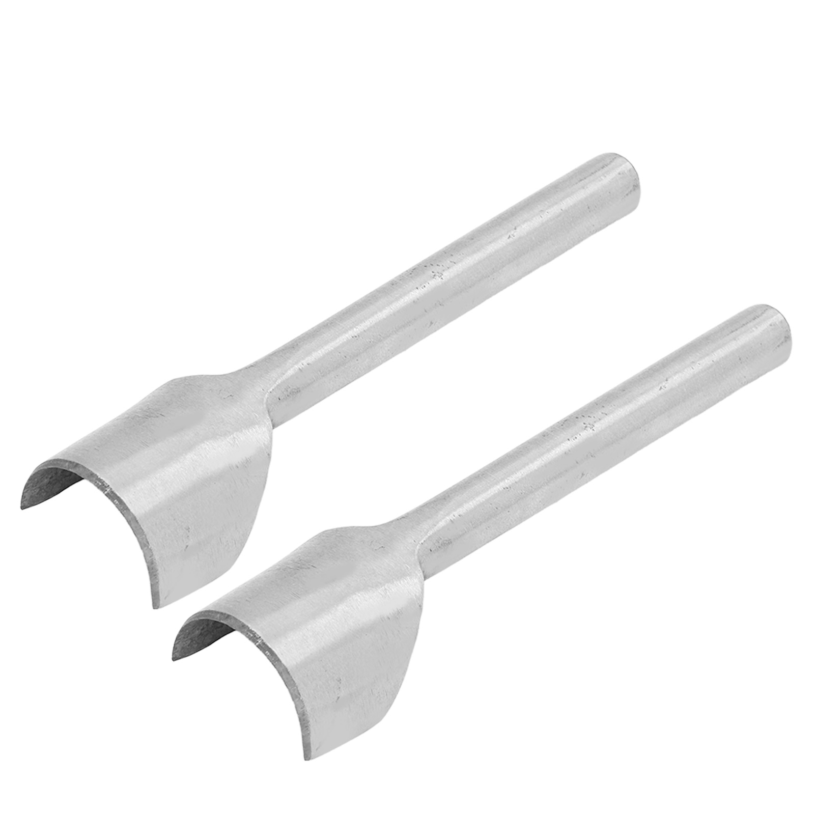 2-teiliges Set Halbrunder Lederschneider Aus Stahl, Lochwerkzeug Für Gürtelriemen (25 Mm)