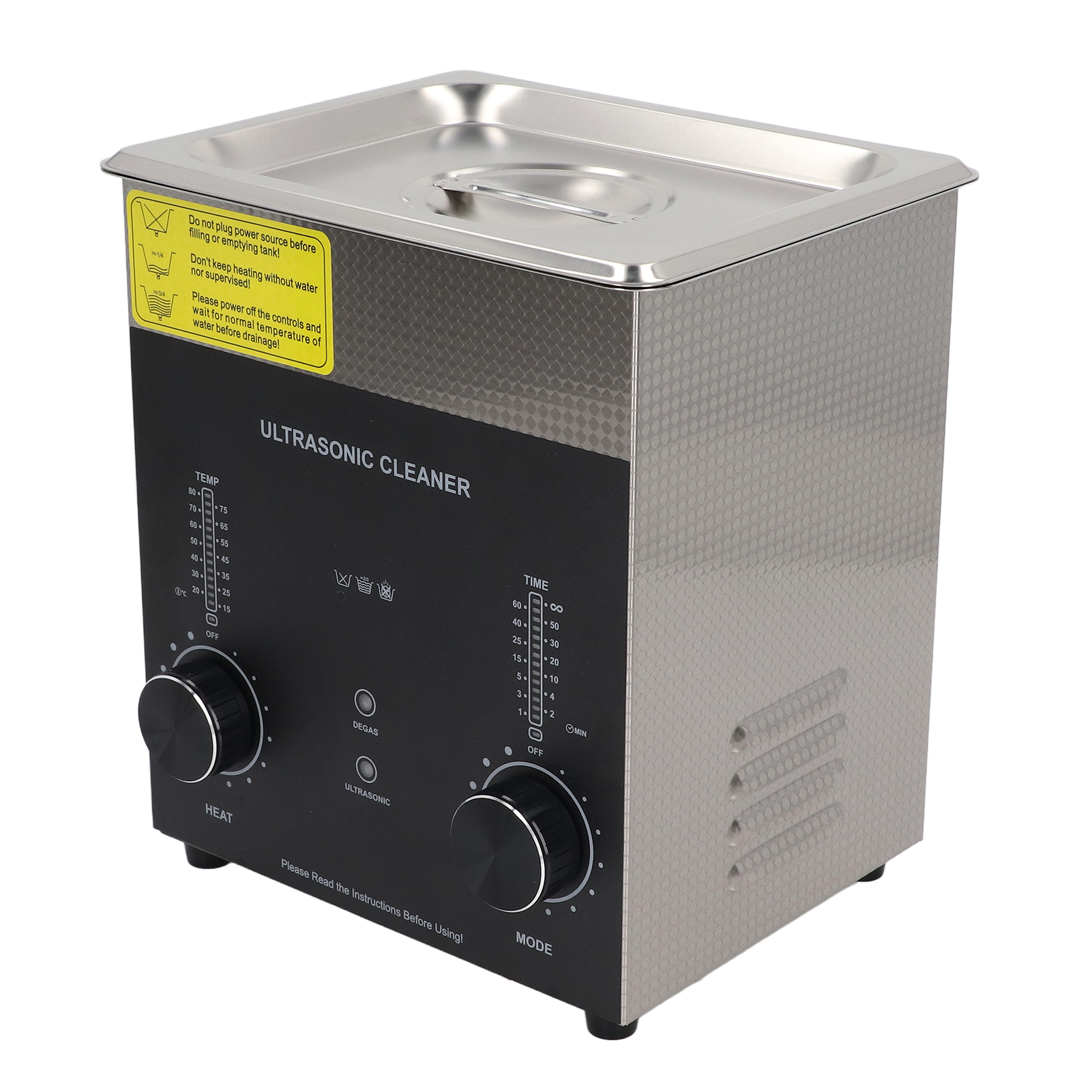 Ultraschallreiniger 2l, Tragbar, Edelstahl, 40 Khz, Ultraschall-schmuckreiniger Für Glas, Eu-stecker, 220 V