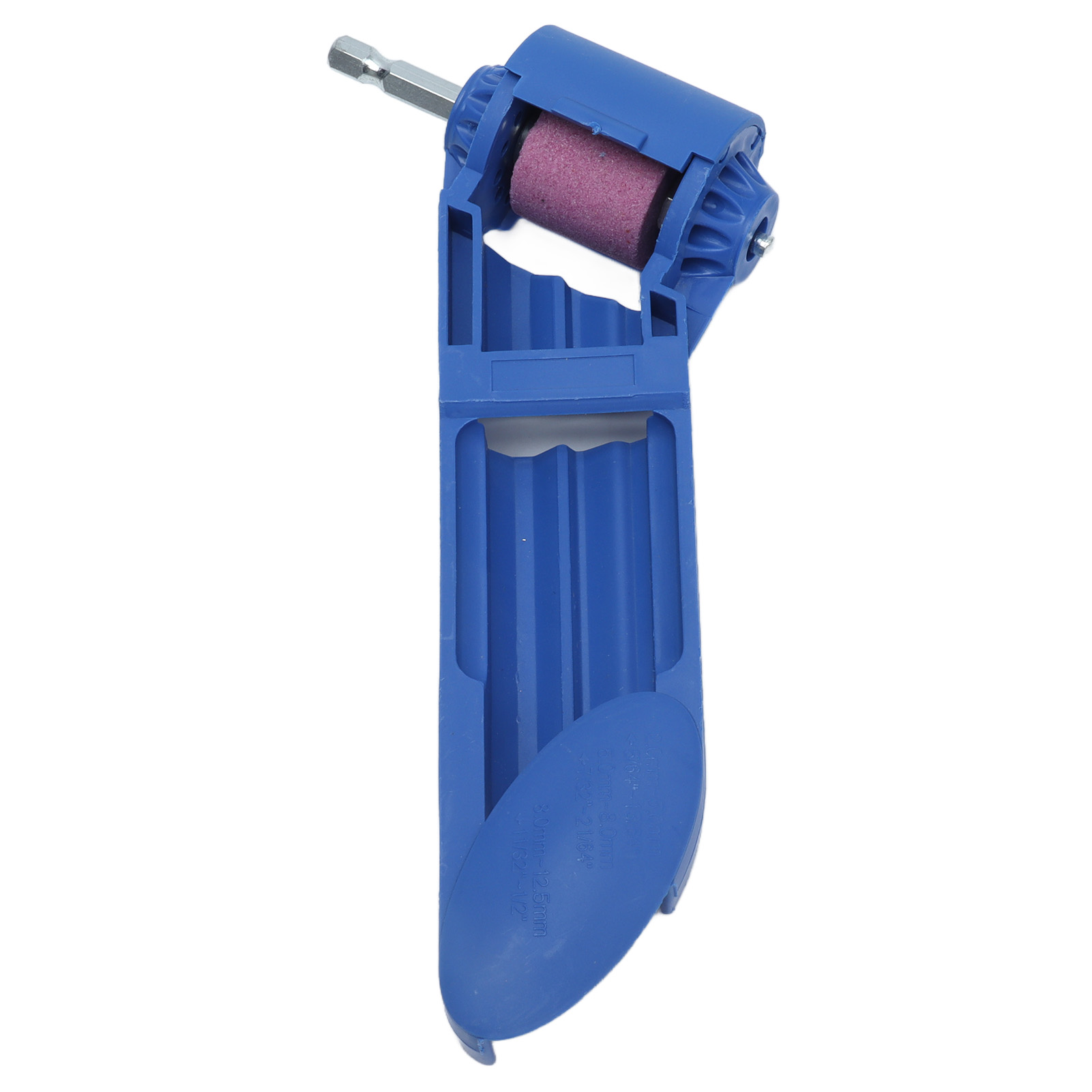 Tragbarer Bohrerschärfer, Handbohrmaschinen-schärfgerät, Schleifscheibe, Werkzeug Für Bohrer (2,0–12,5 Mm), Blau