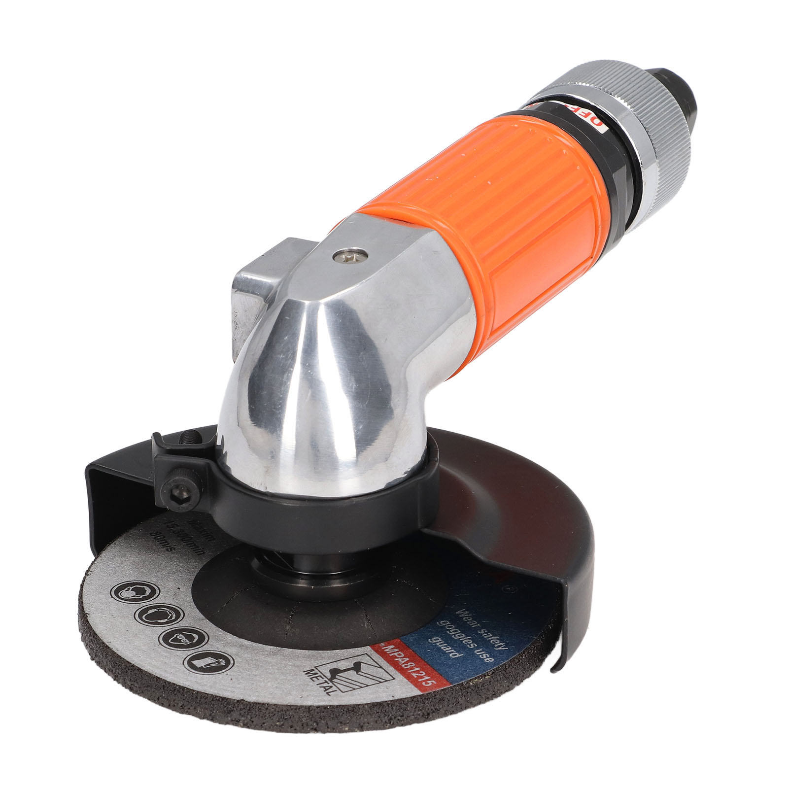 Pneumatischer Winkelschleifer, 10 Cm (4 Zoll), Leicht, Mit Drehknopf Und Ergonomischem Griff Für Holz, Metall, Stein Und Rohre