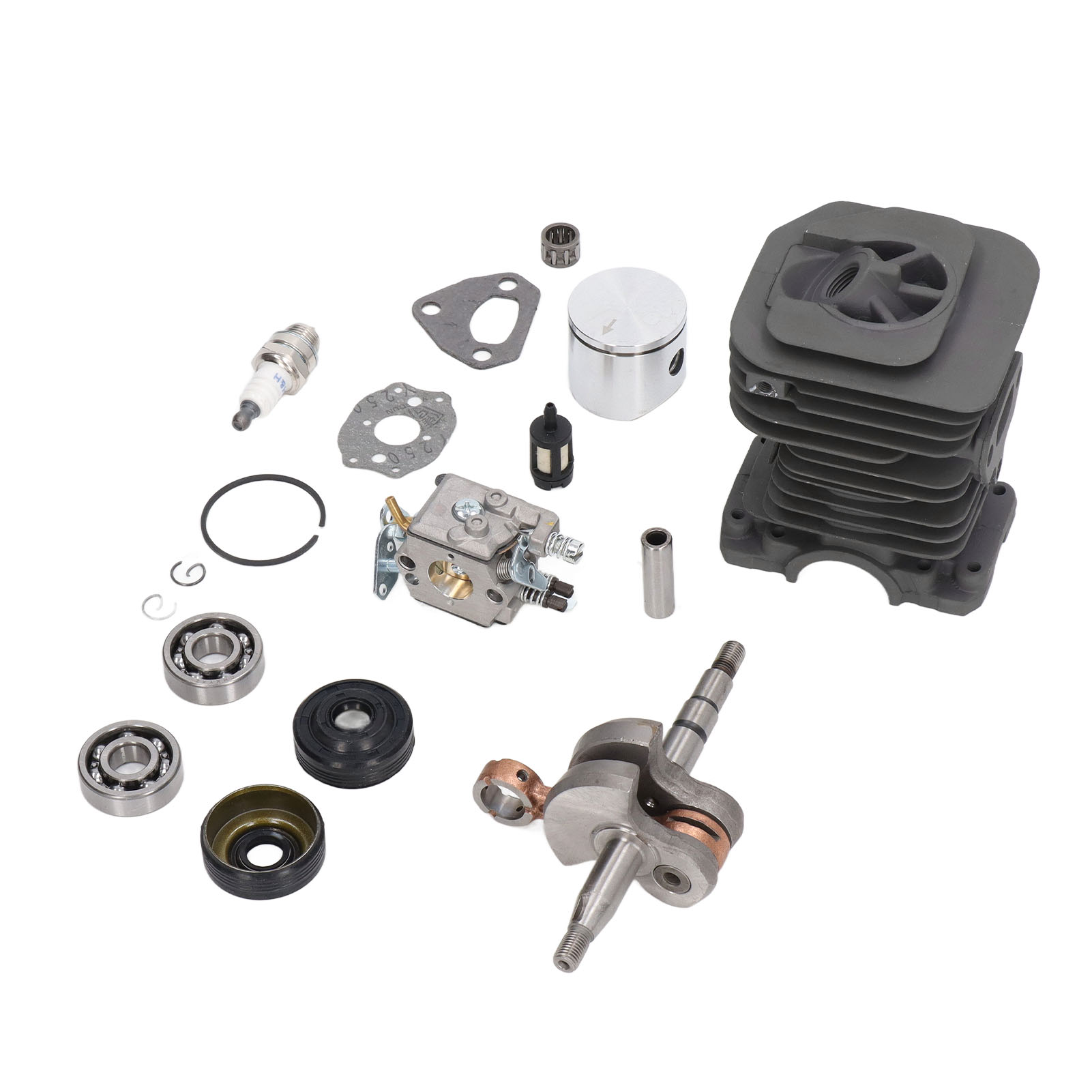 Zylinder-kolben-reparatursatz, Ersatz-zylinder-kolben-vergaserlager-öldichtungssatz Für Husqvarna 137 142 136 141