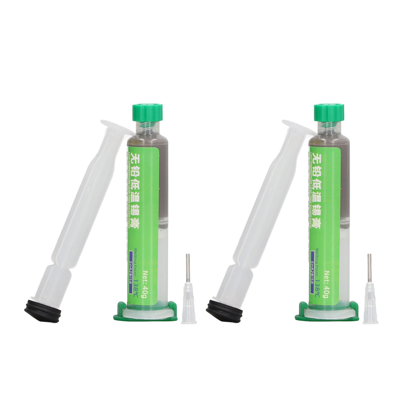 2er-set Lötpaste, Hochfest, Niedriger Schmelzpunkt, Eutektisch, Für Schweißspritzen, Niedertemperatur-lötpaste