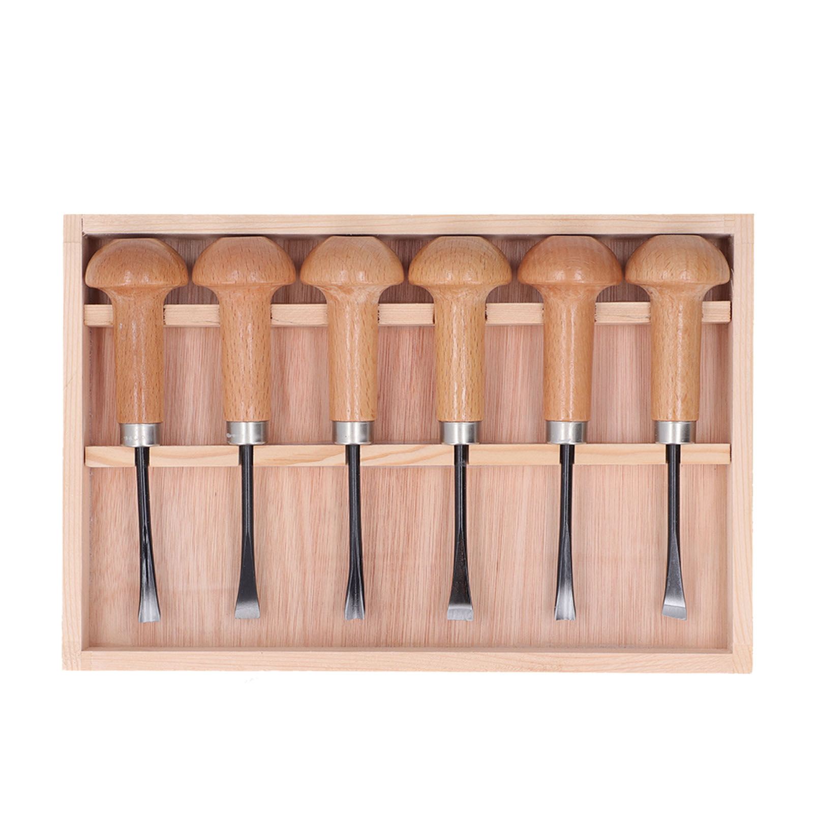 Holzschnitzmeißel-set, Skulpturen-handwerkzeuge, Pilzgriff, Diy-kunsthandwerkszubehör