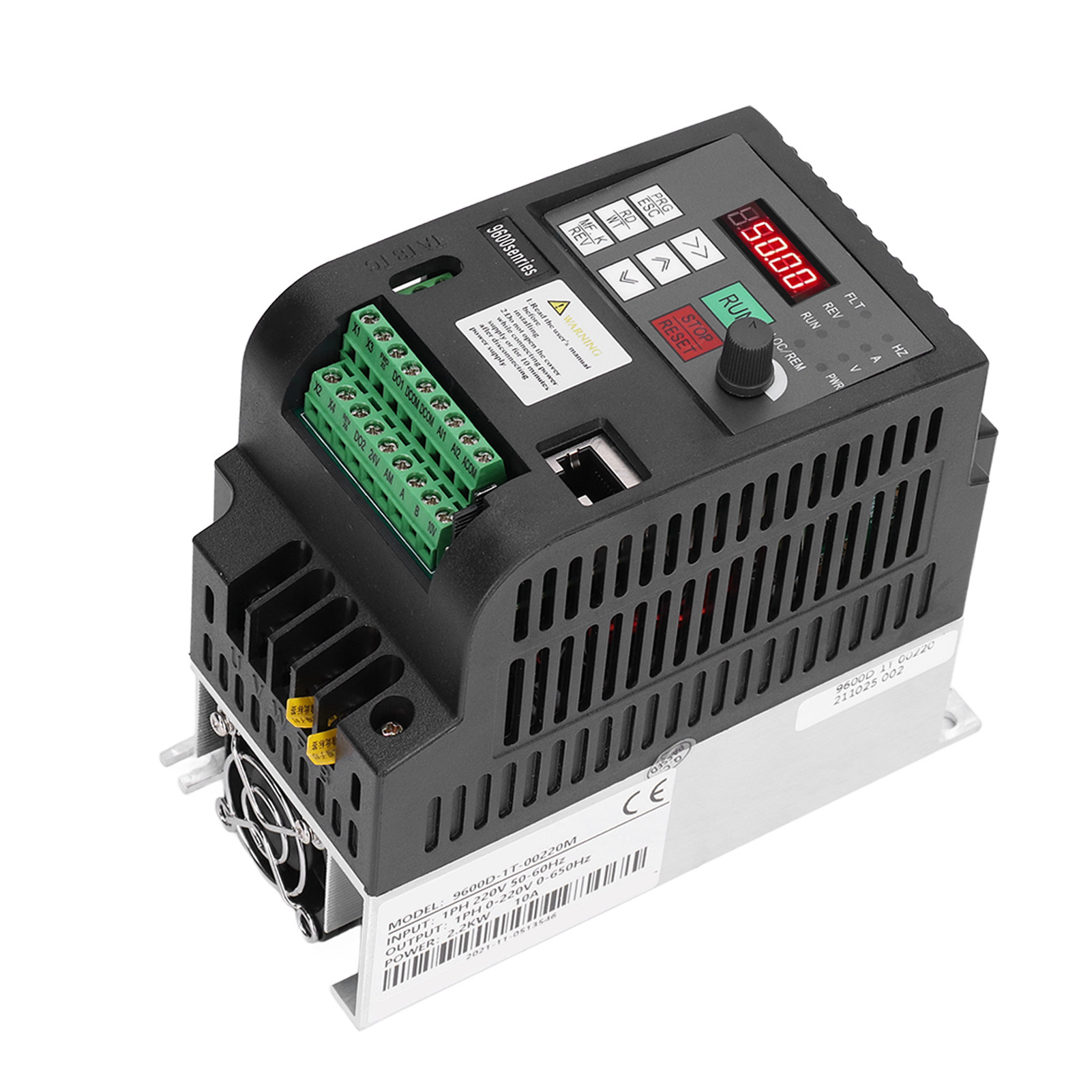 Nflixin Frequenzumrichter (vfd), Einphasig, 220 V, 2,2 Kw, 1 Eingang, 1 Ausgang, Motordrehzahlregler