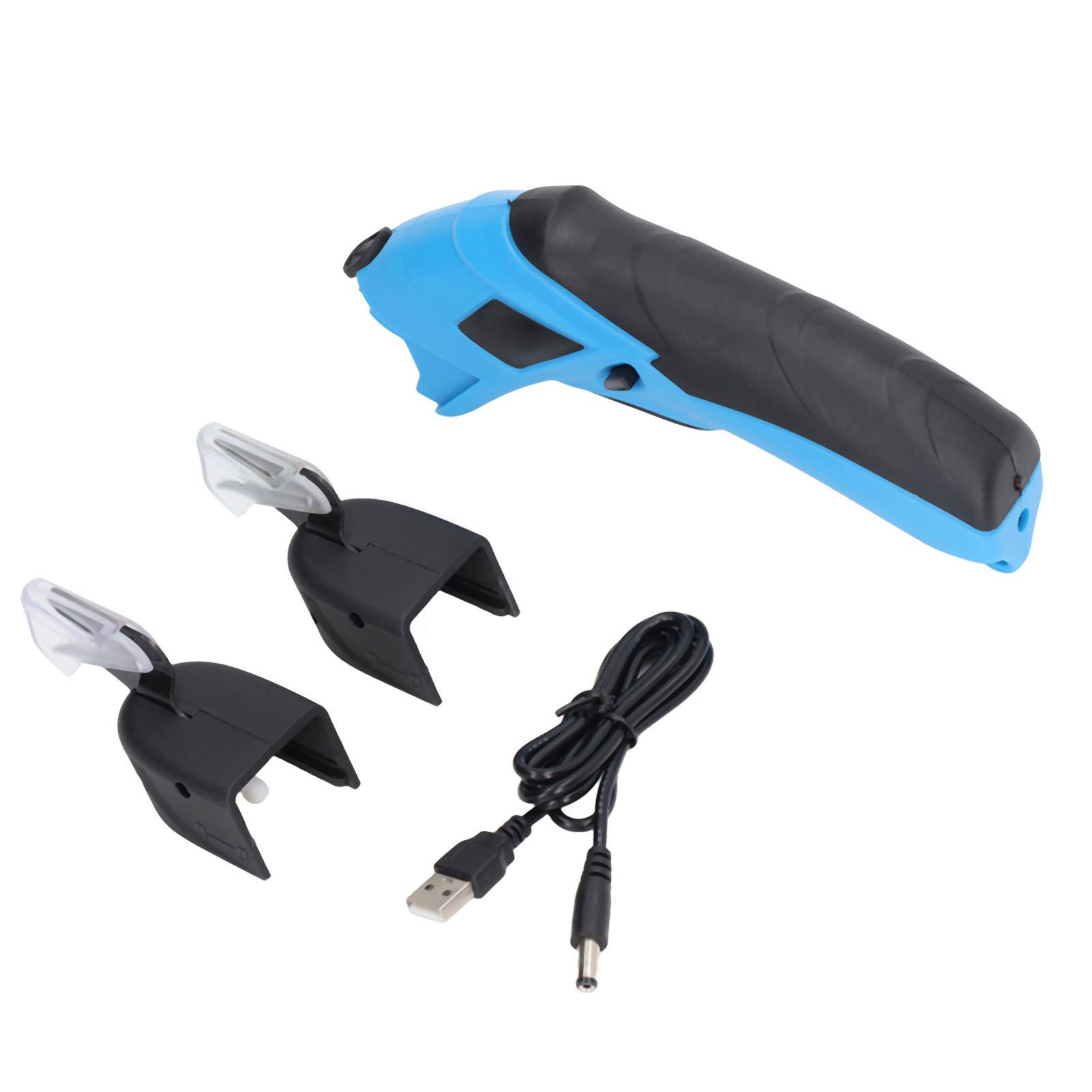 Elektrische Stoffschere, Kabellos, Usb-aufladbar, Mit 2 Klingen