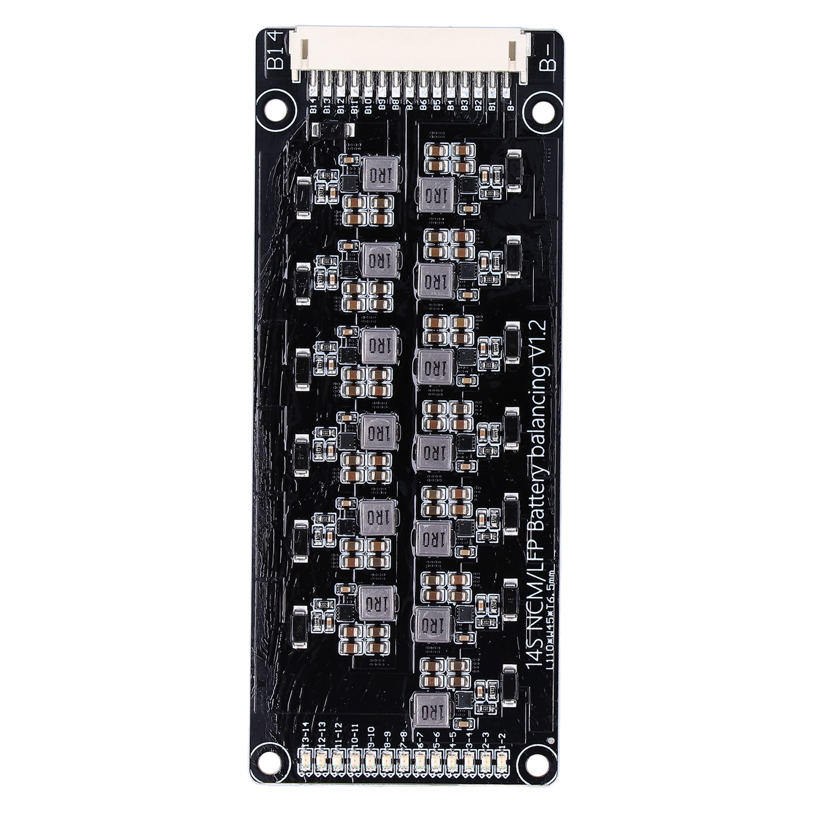 Aktiver Lithium-batterie-ausgleicher 1,2 A Induktiver Bms-balancer Energieübertragung 2,0 V–4,5 V 14s
